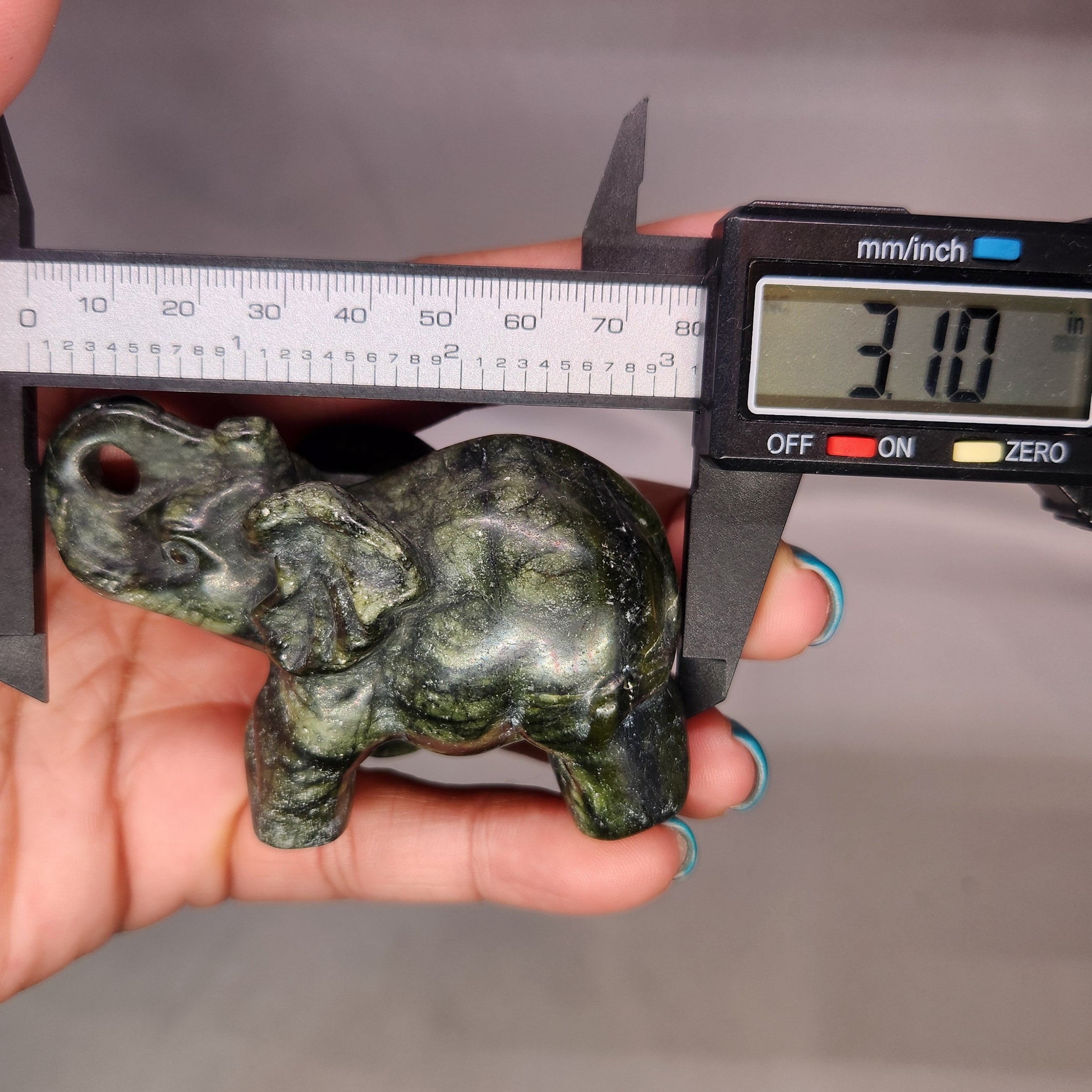 Natural Jade Elephant