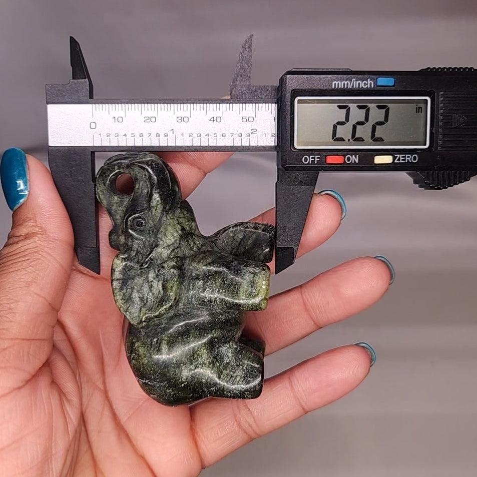 Natural Jade Elephant