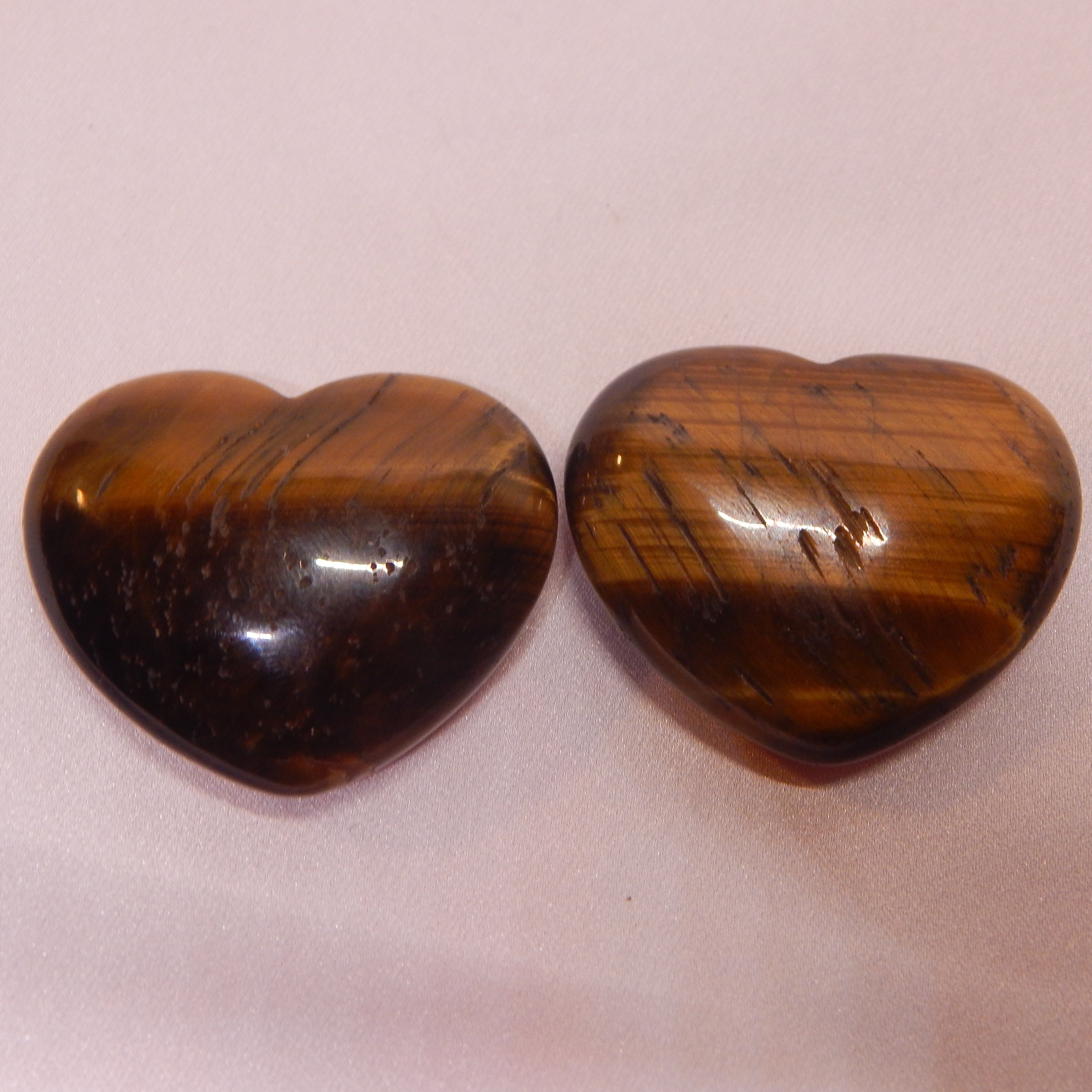 All Natural Crystal - Rounded Hearts