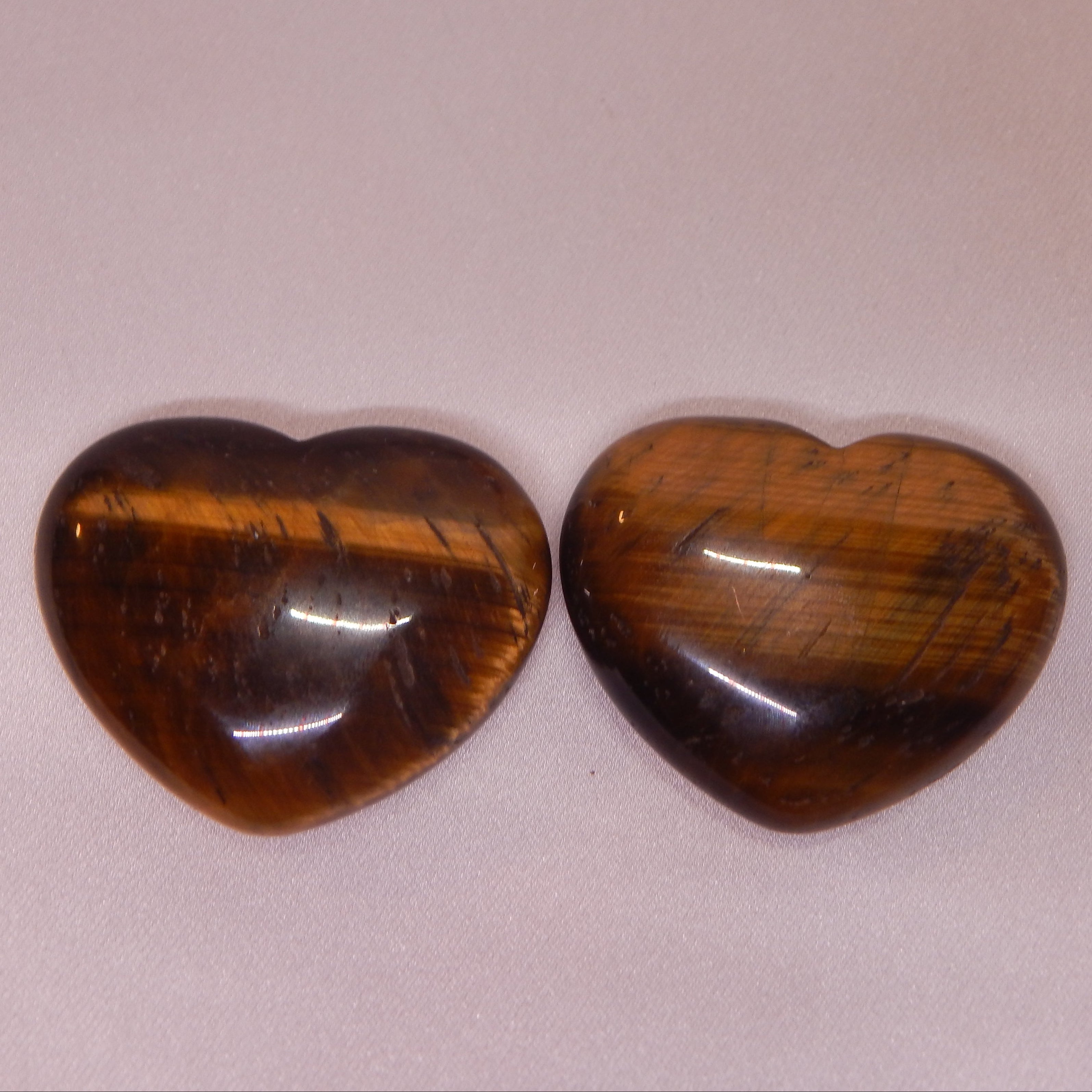 All Natural Crystal - Rounded Hearts