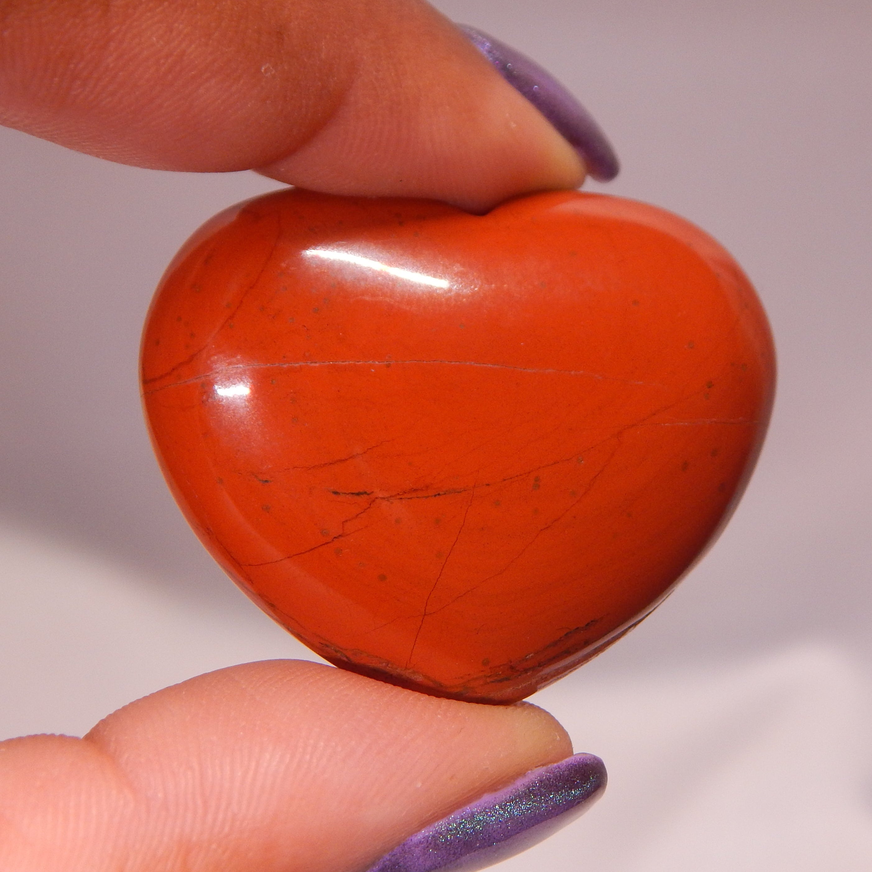 All Natural Crystal - Rounded Hearts