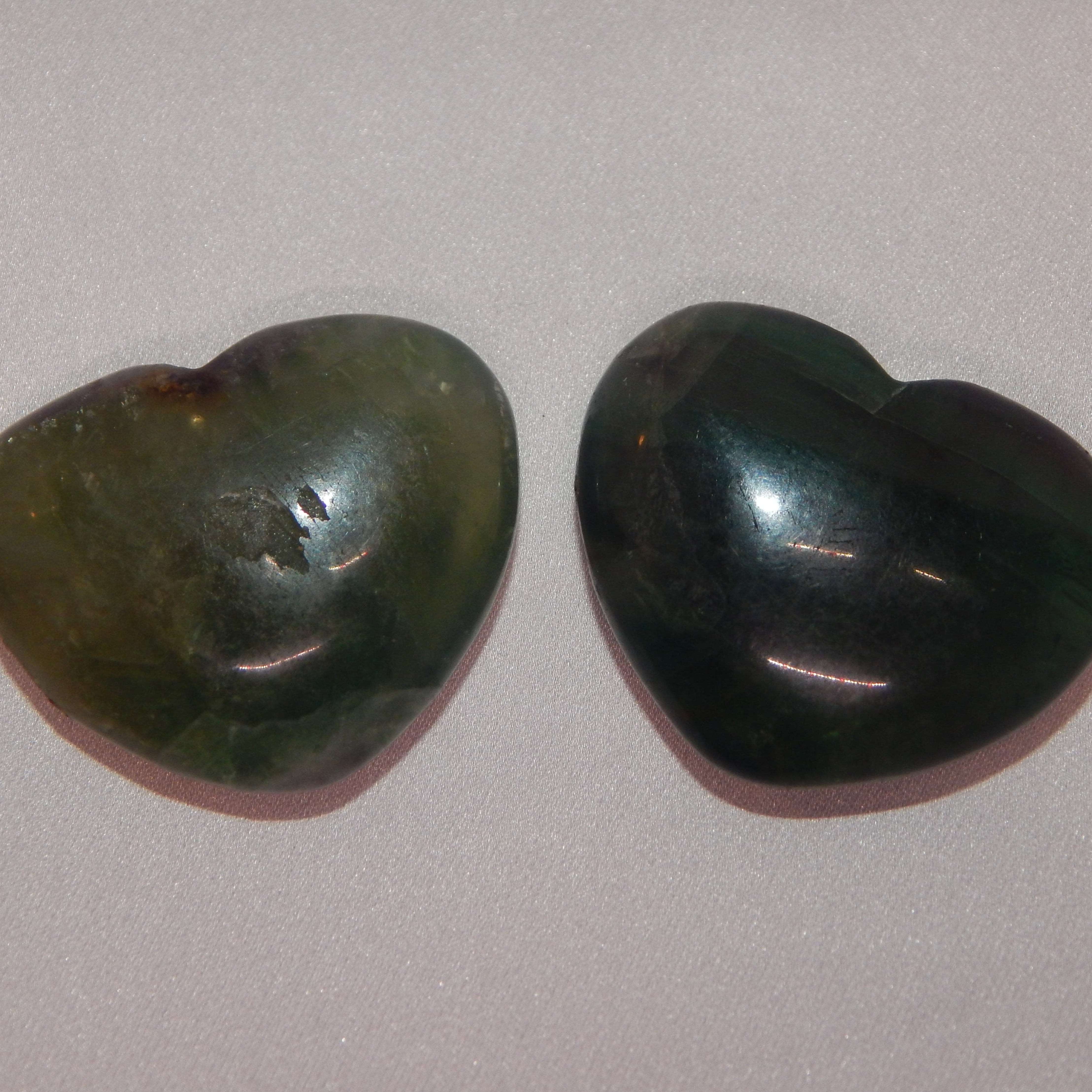 All Natural Crystal - Rounded Hearts