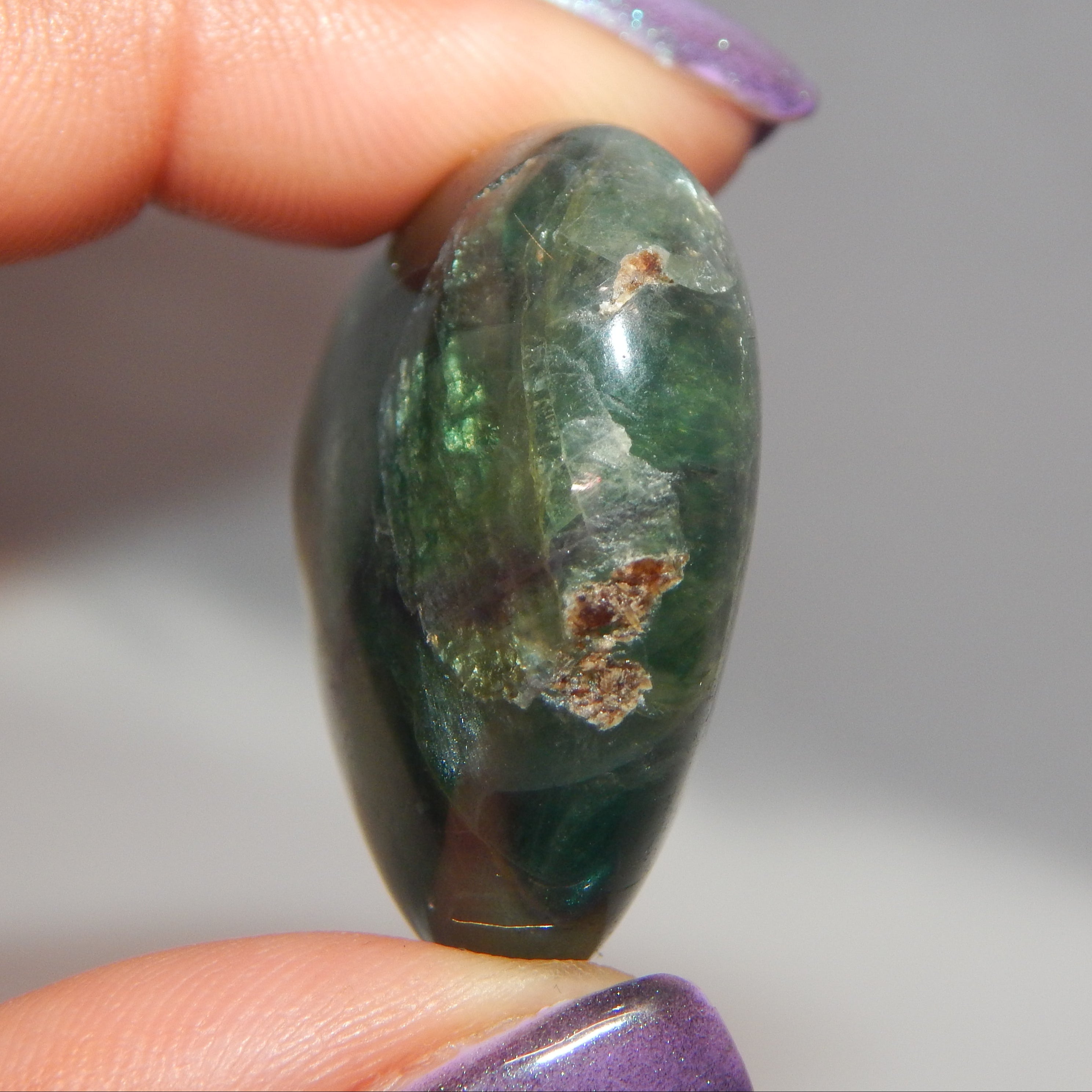 All Natural Crystal - Rounded Hearts