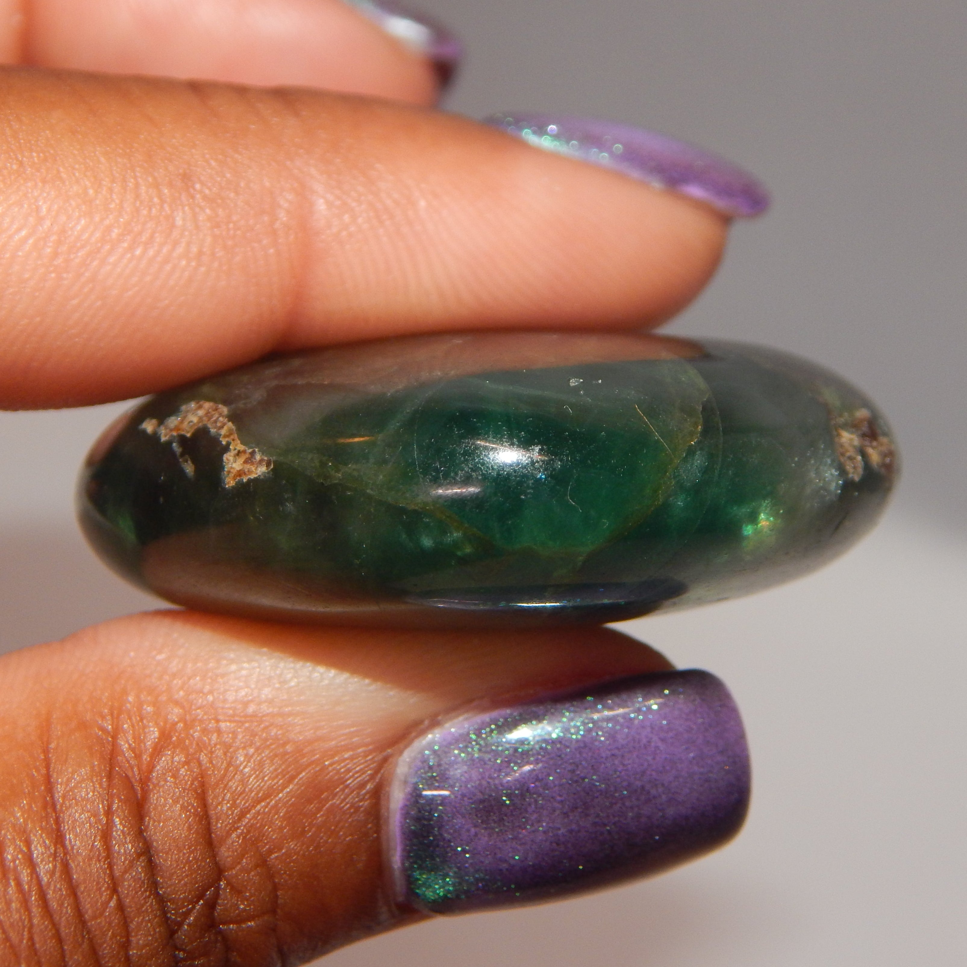 All Natural Crystal - Rounded Hearts