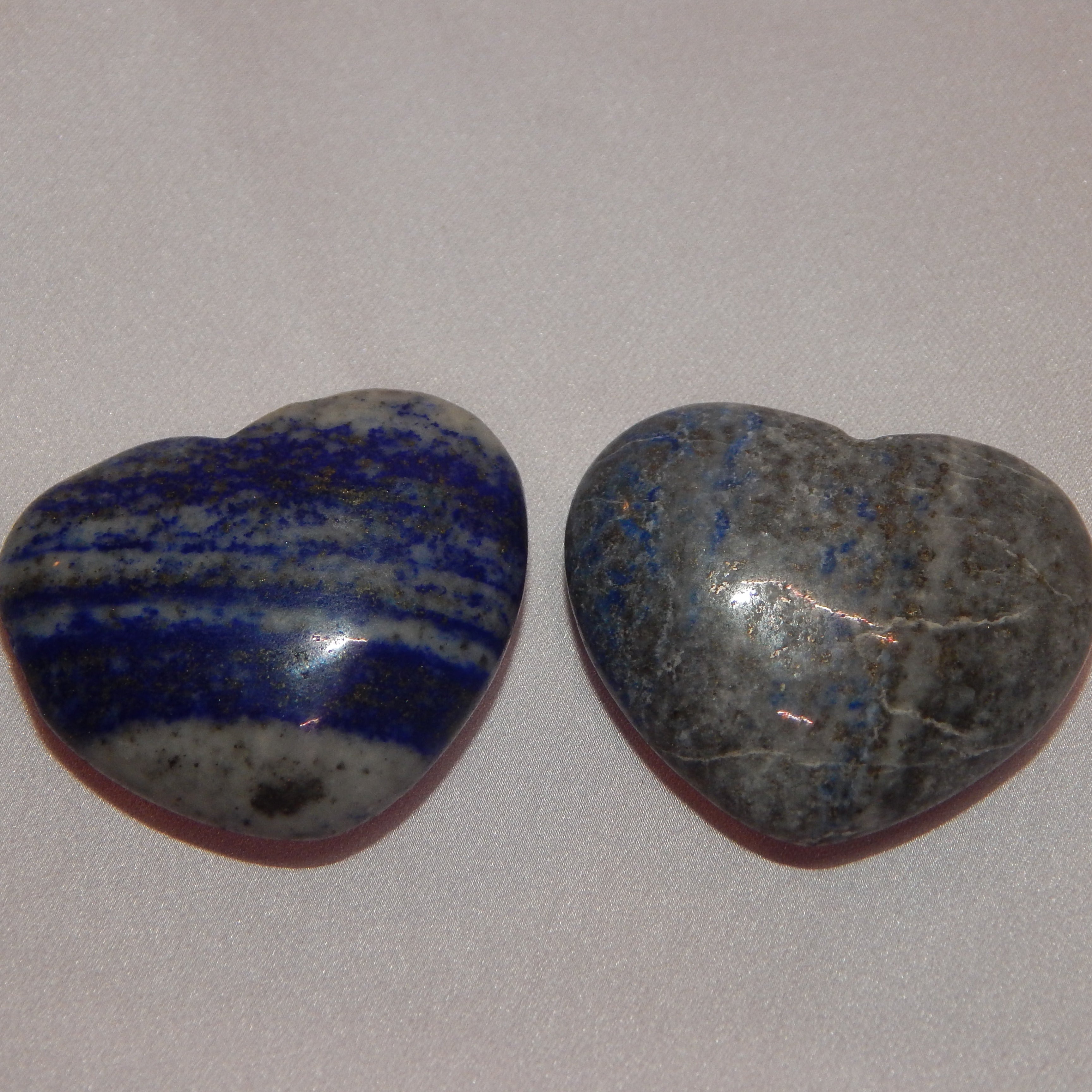 All Natural Crystal - Rounded Hearts