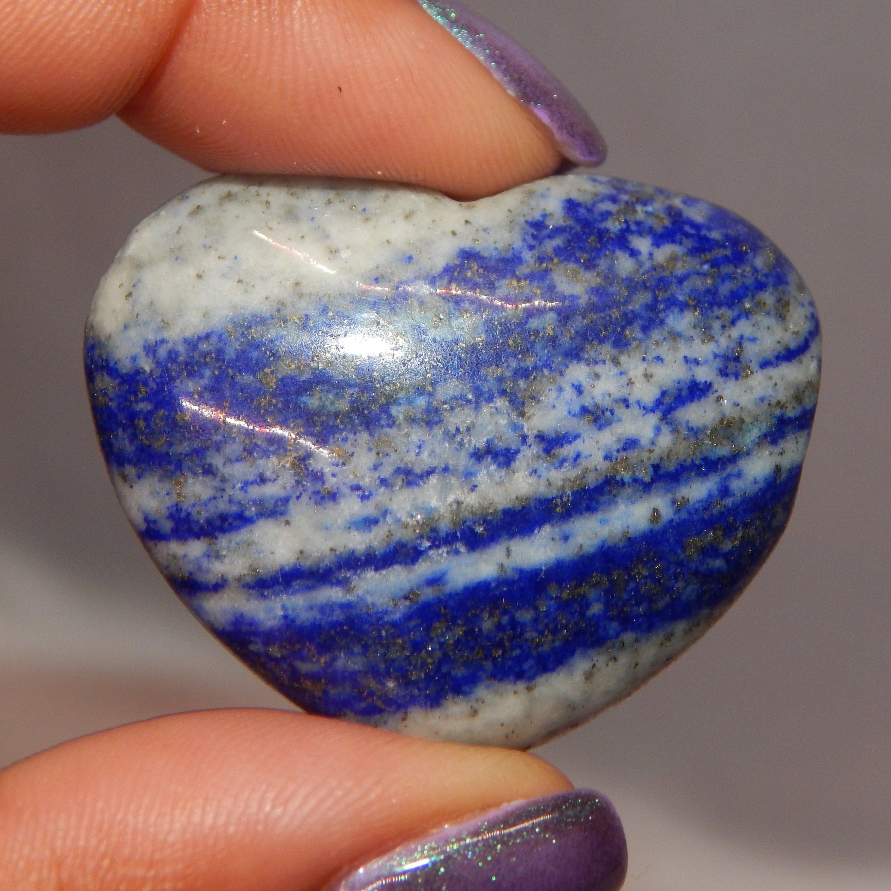 All Natural Crystal - Rounded Hearts