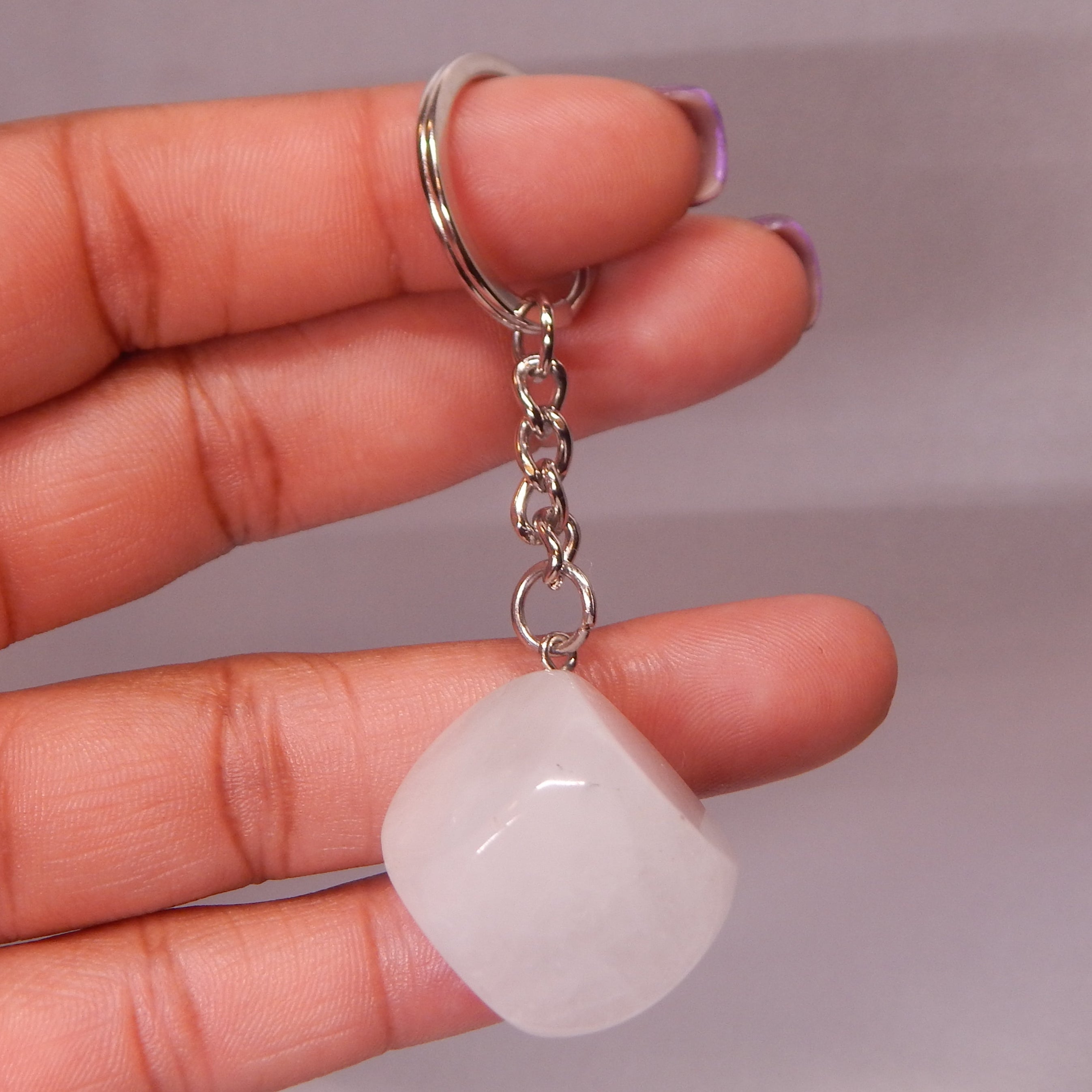 Natural Crystal Keychains