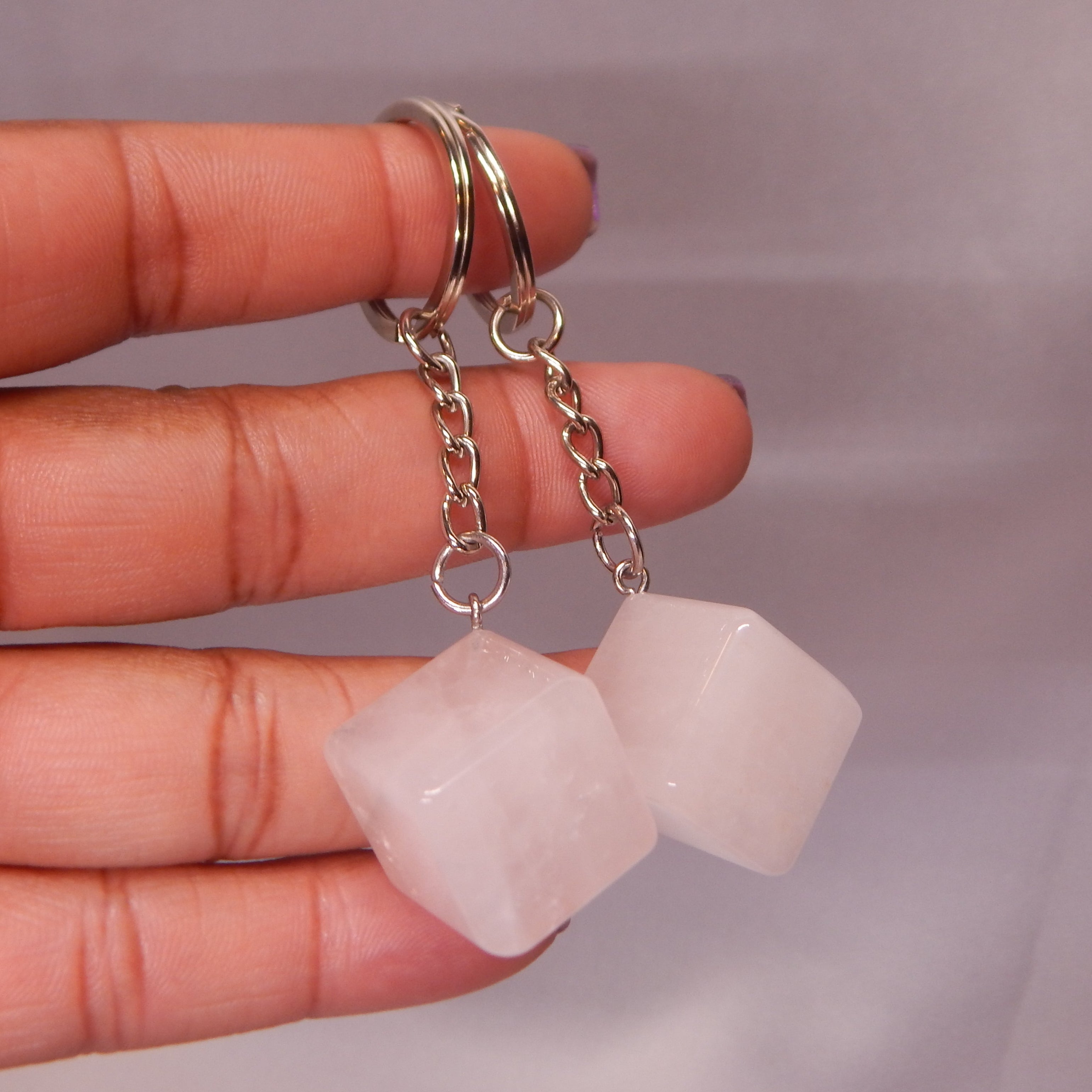 Natural Crystal Keychains