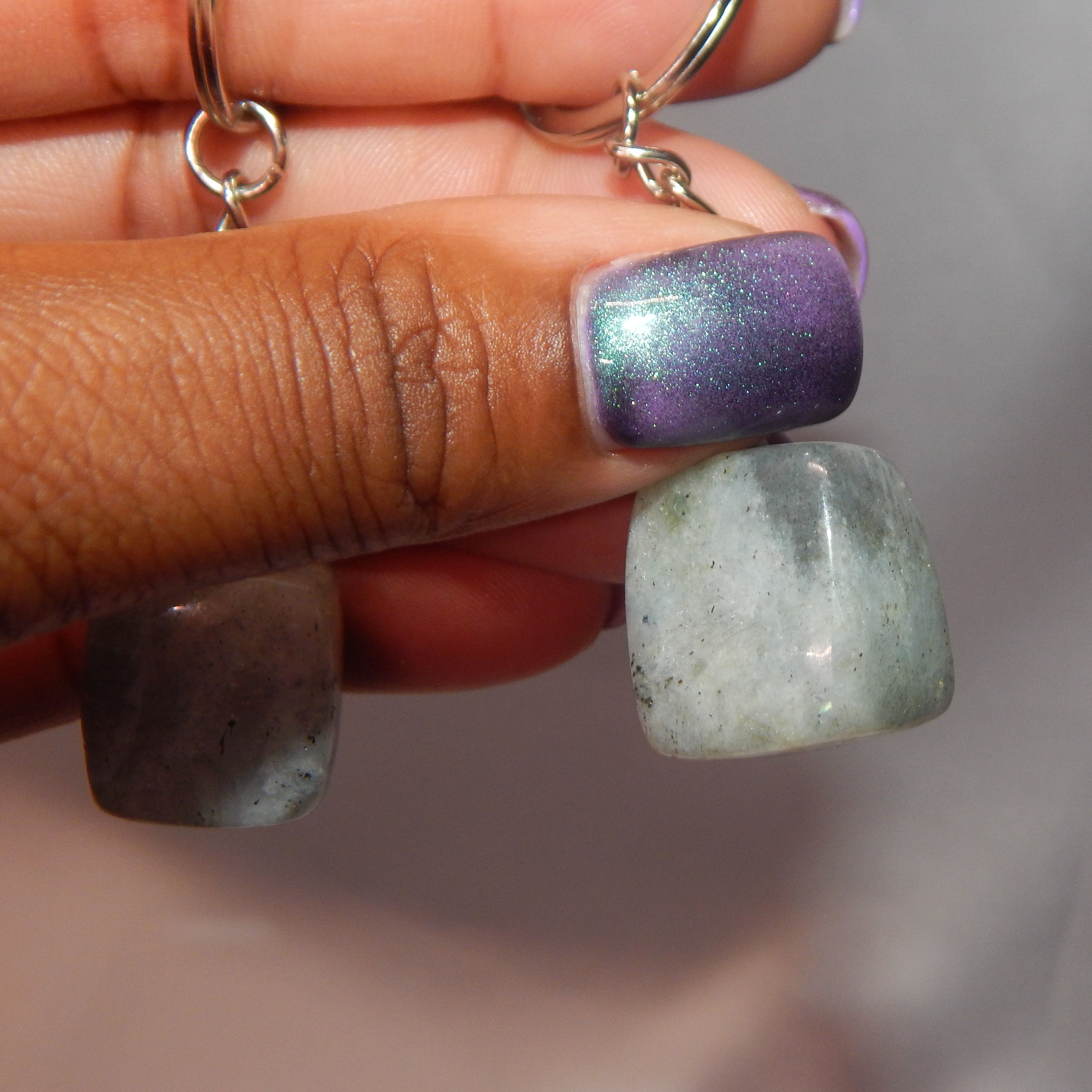 Natural Crystal Keychains