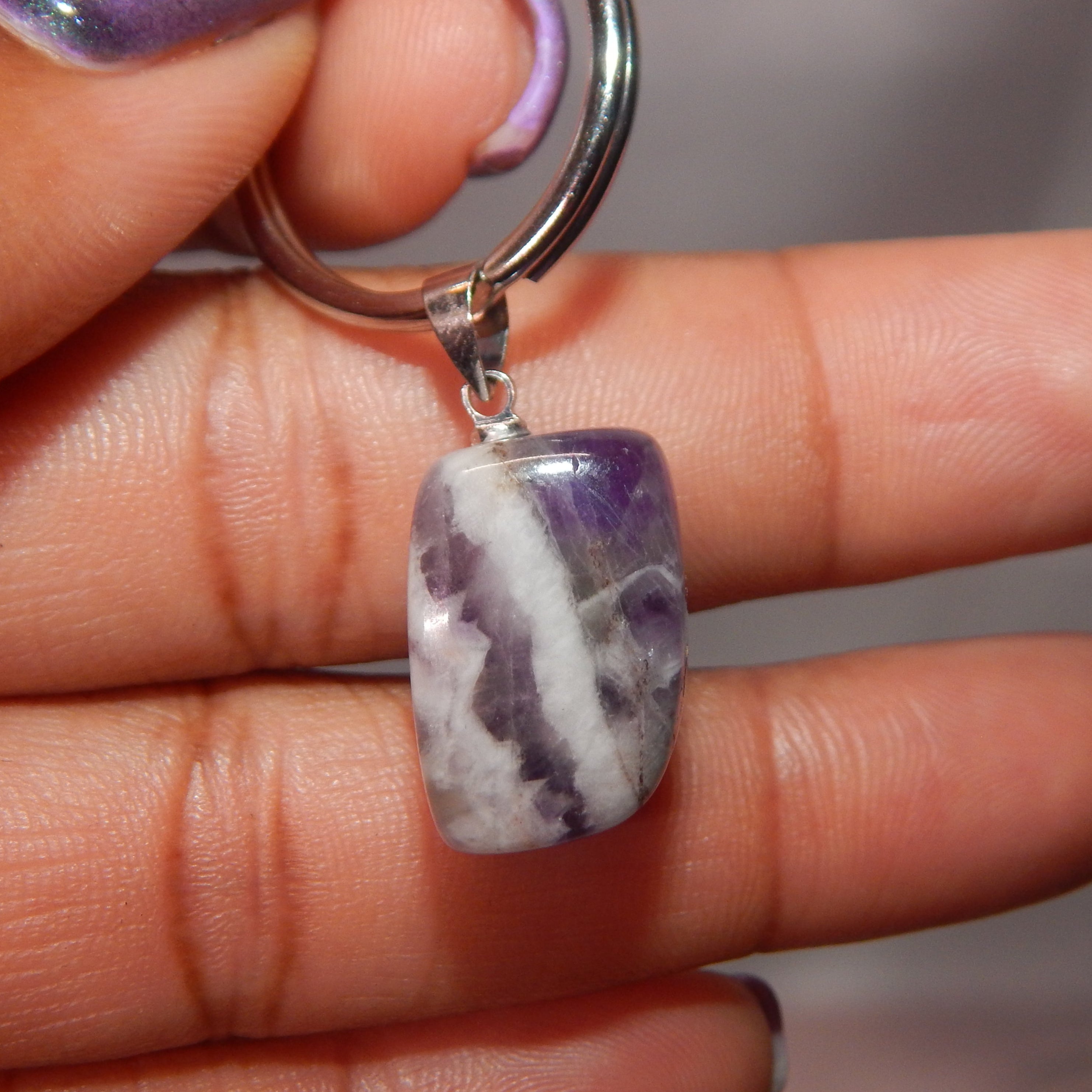 Natural Crystal Keychains