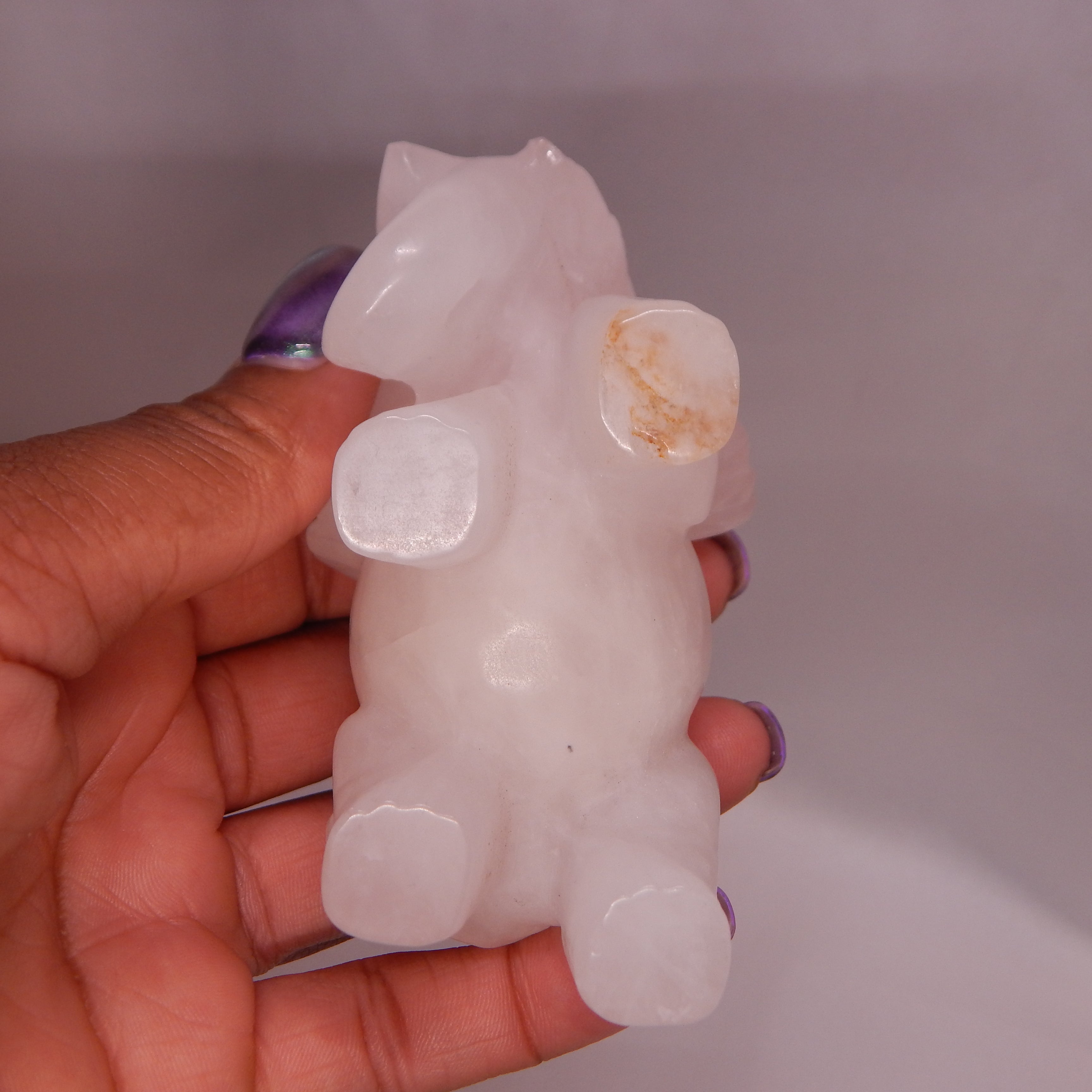 Rose Quartz Elephant