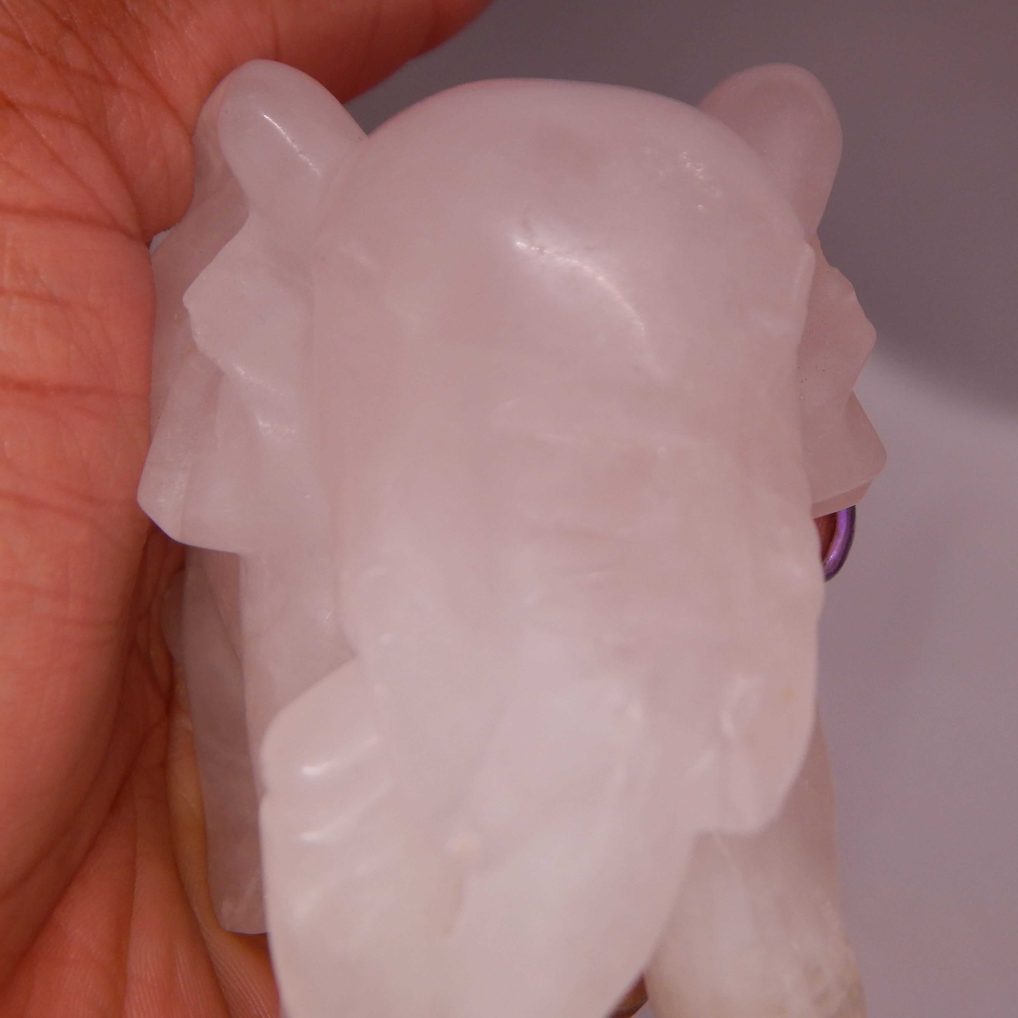 Rose Quartz Elephant