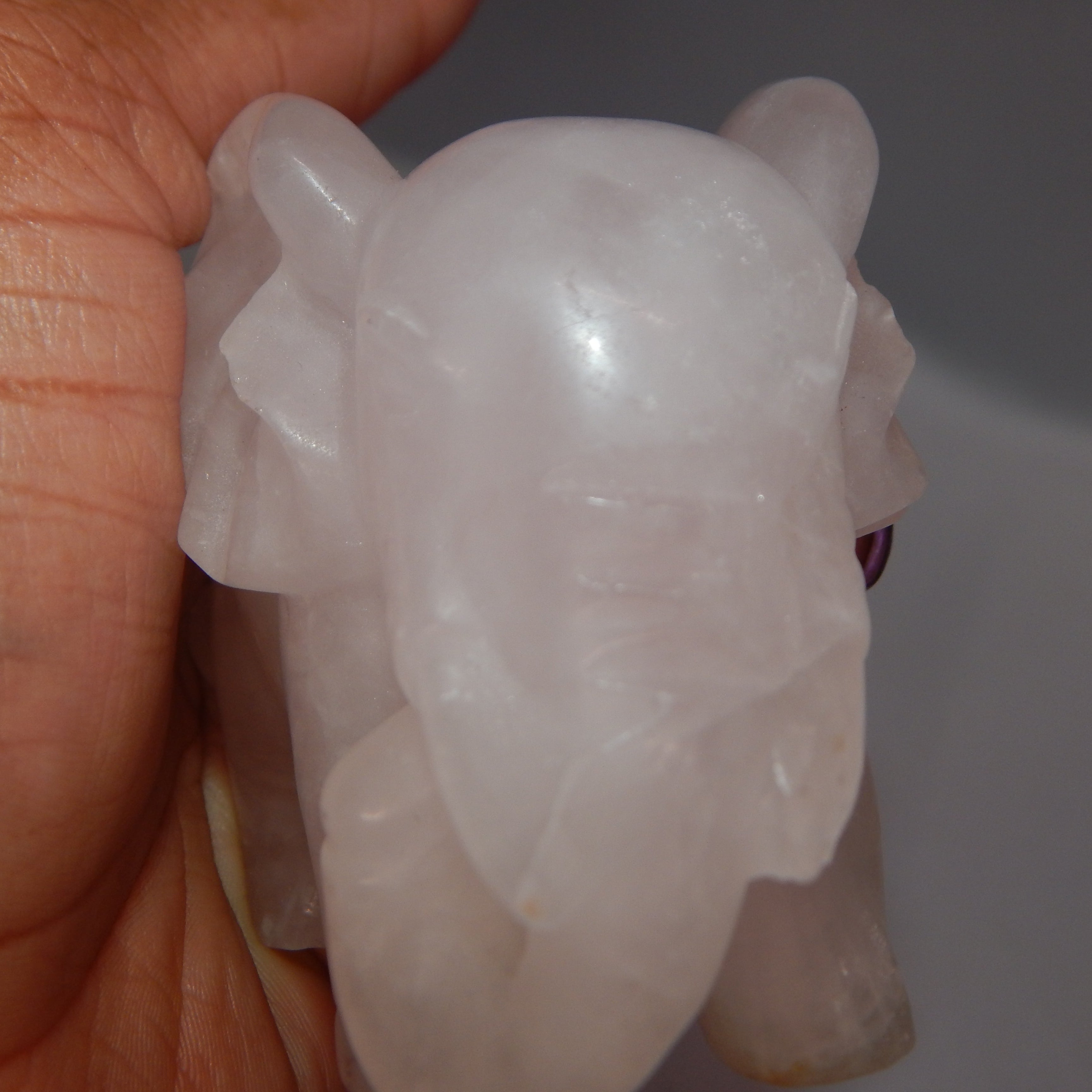 Rose Quartz Elephant
