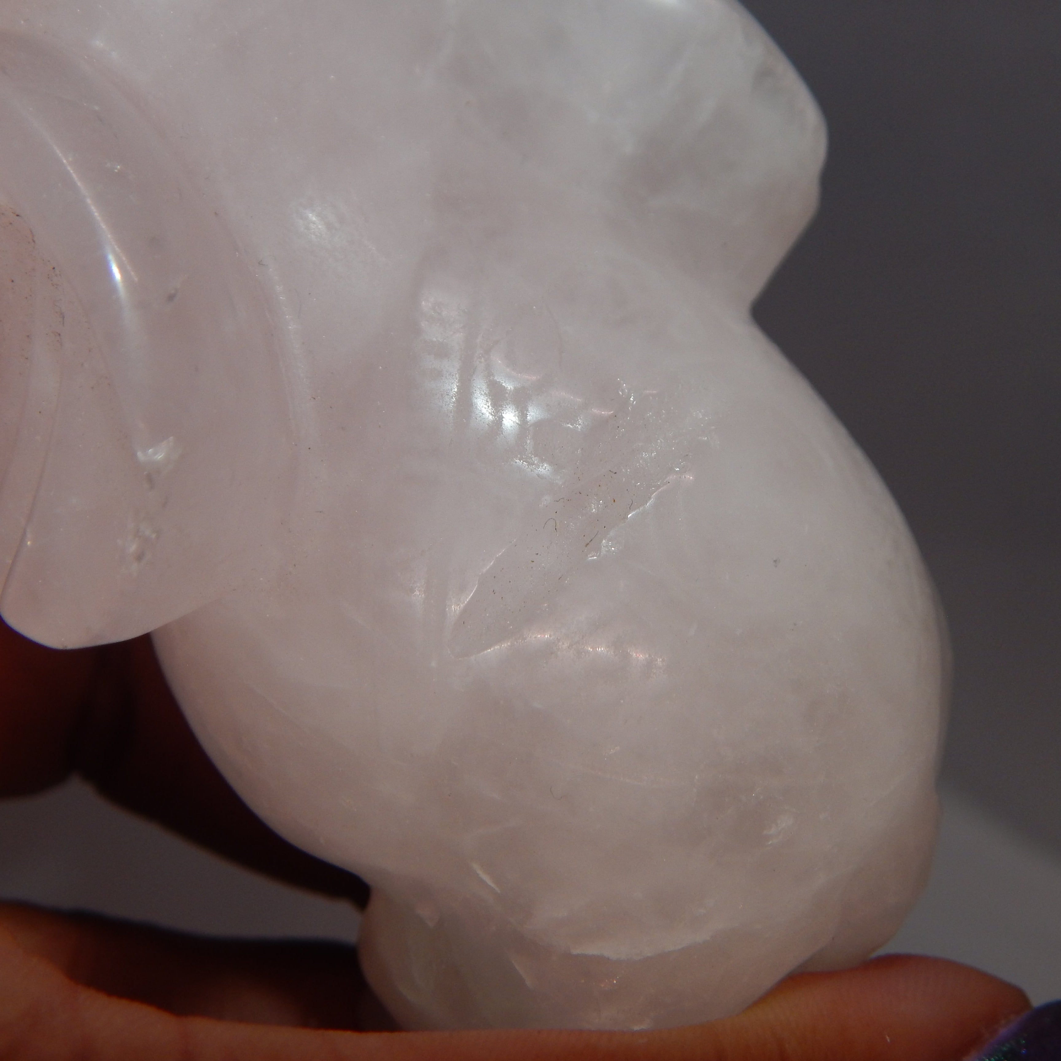 Rose Quartz Elephant