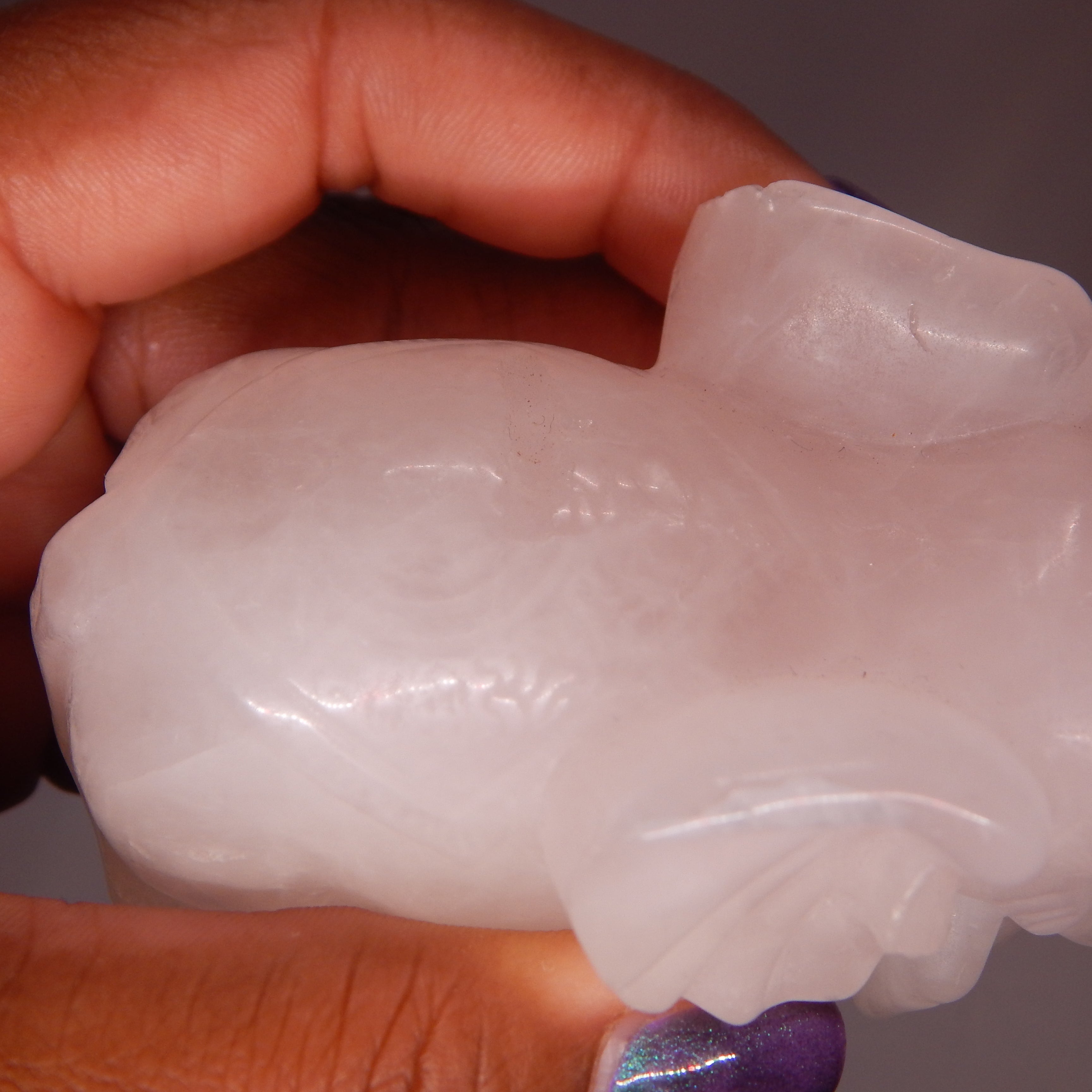 Rose Quartz Elephant