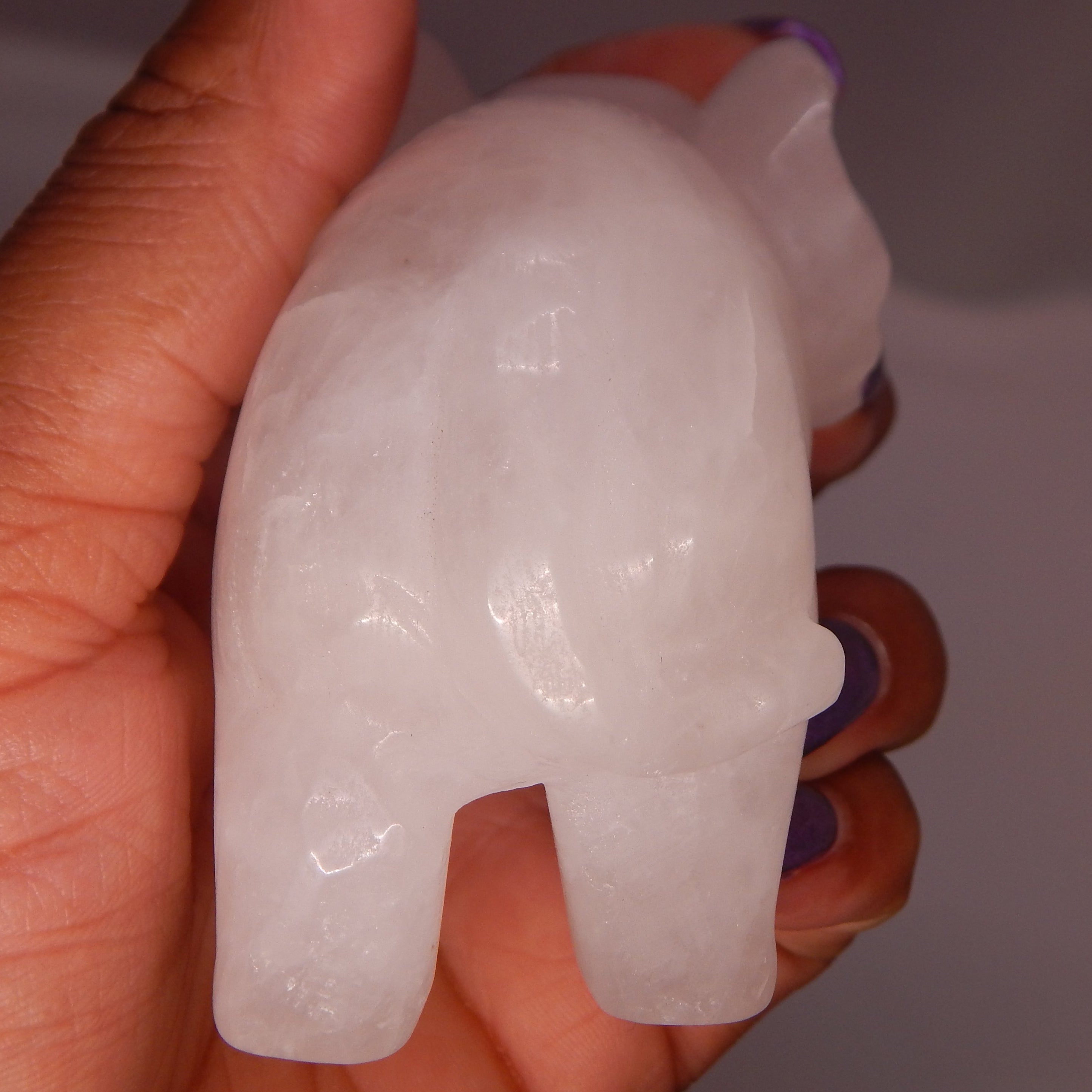 Rose Quartz Elephant