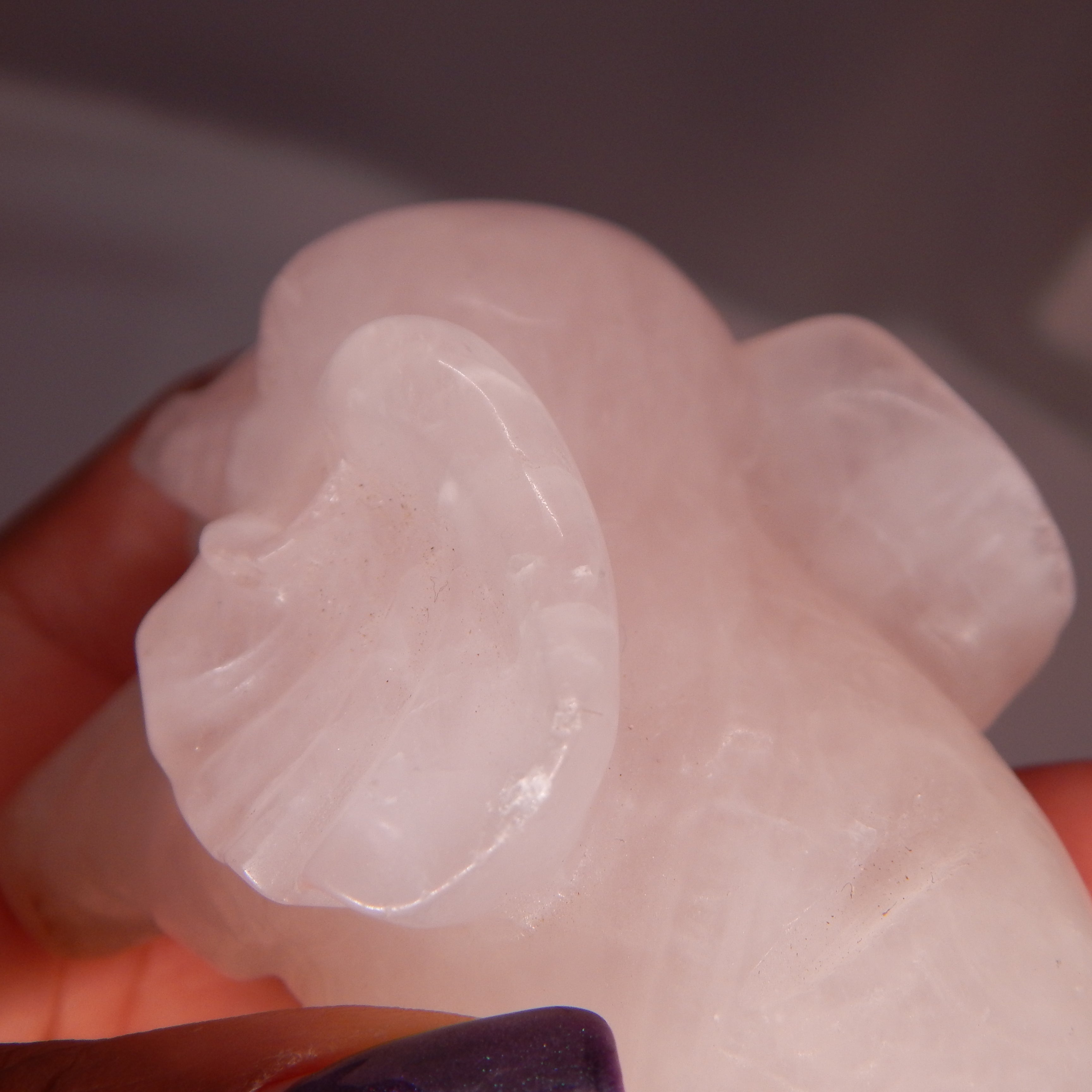 Rose Quartz Elephant