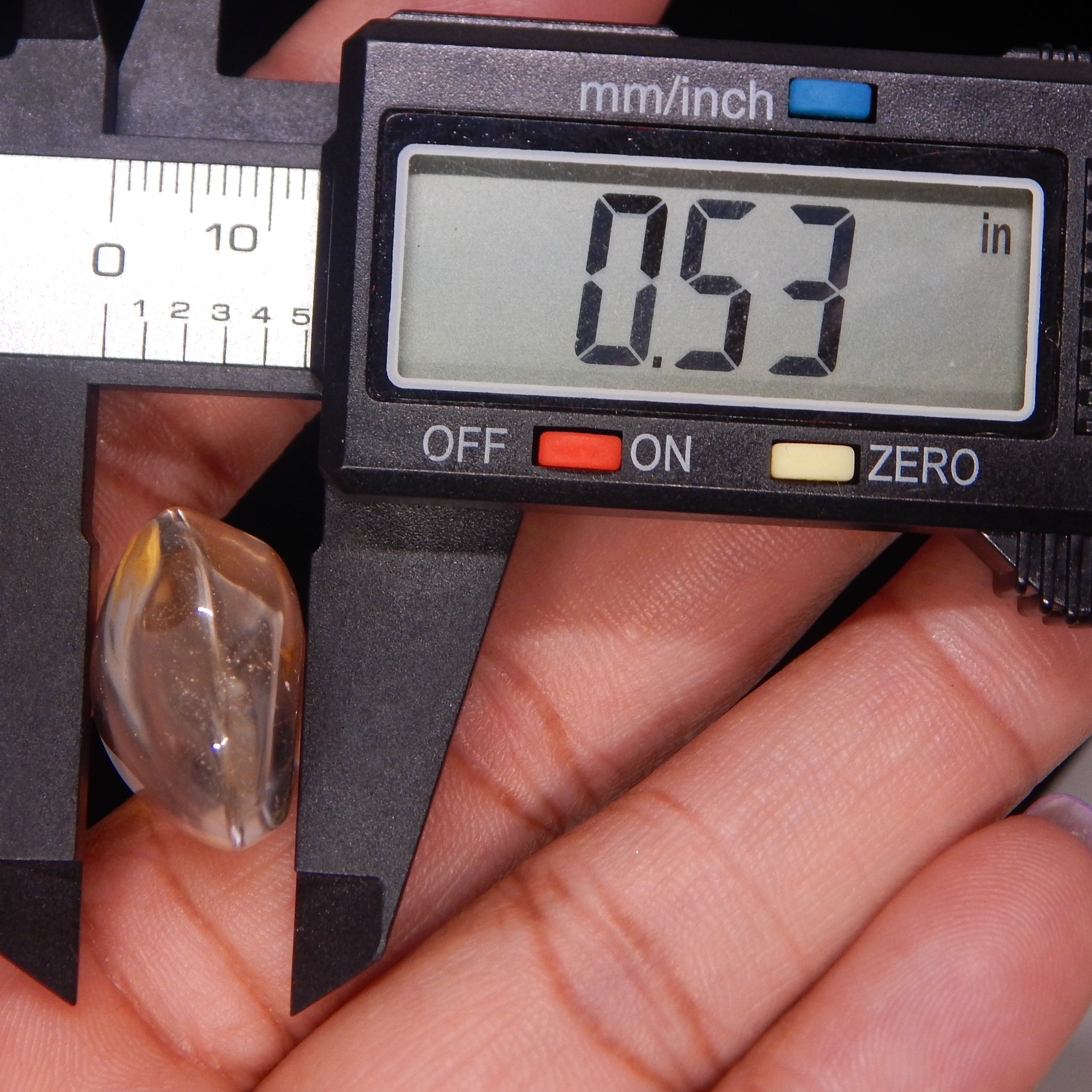 Rutilated Quartz Teardrop Pendant