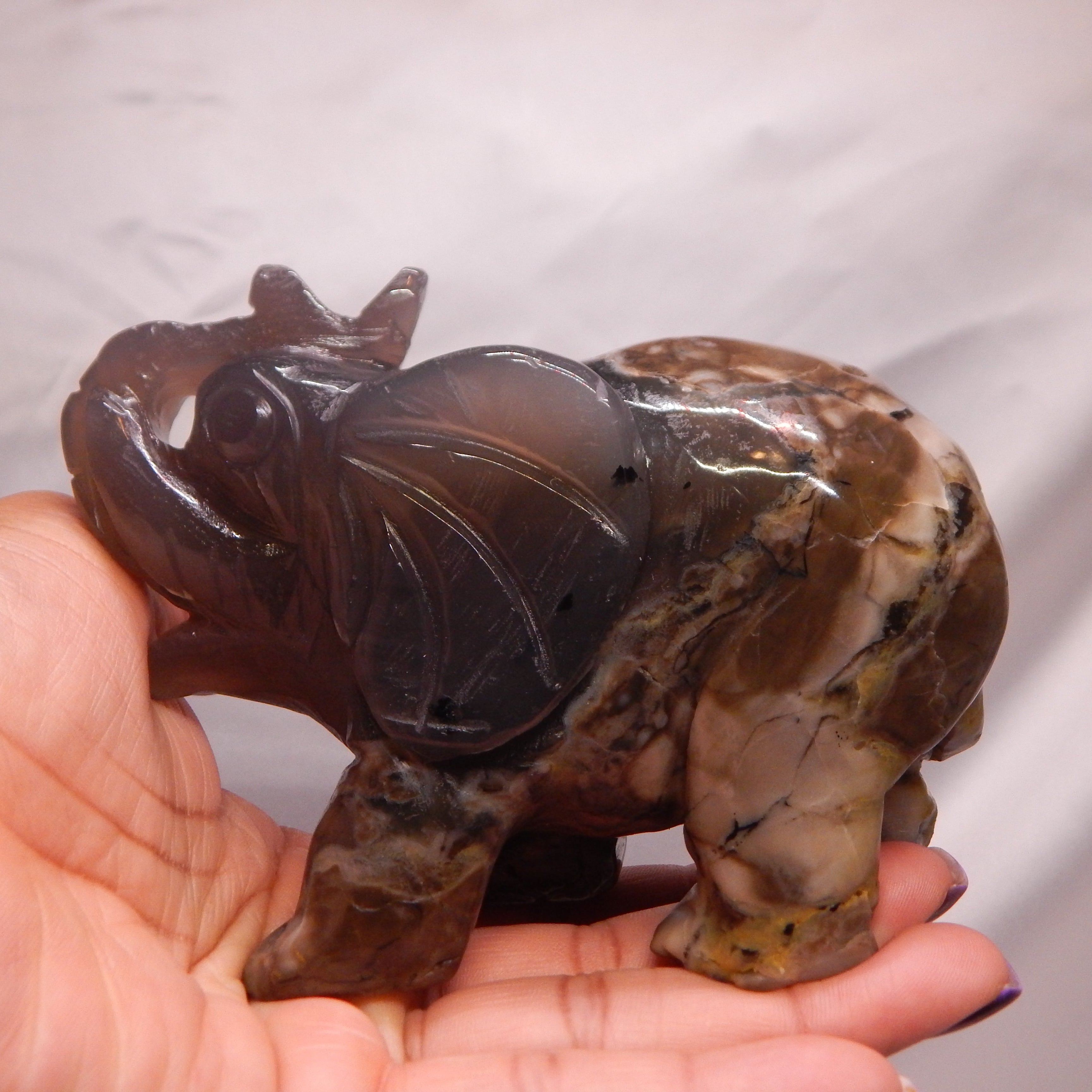 Volcano Agate Elephant