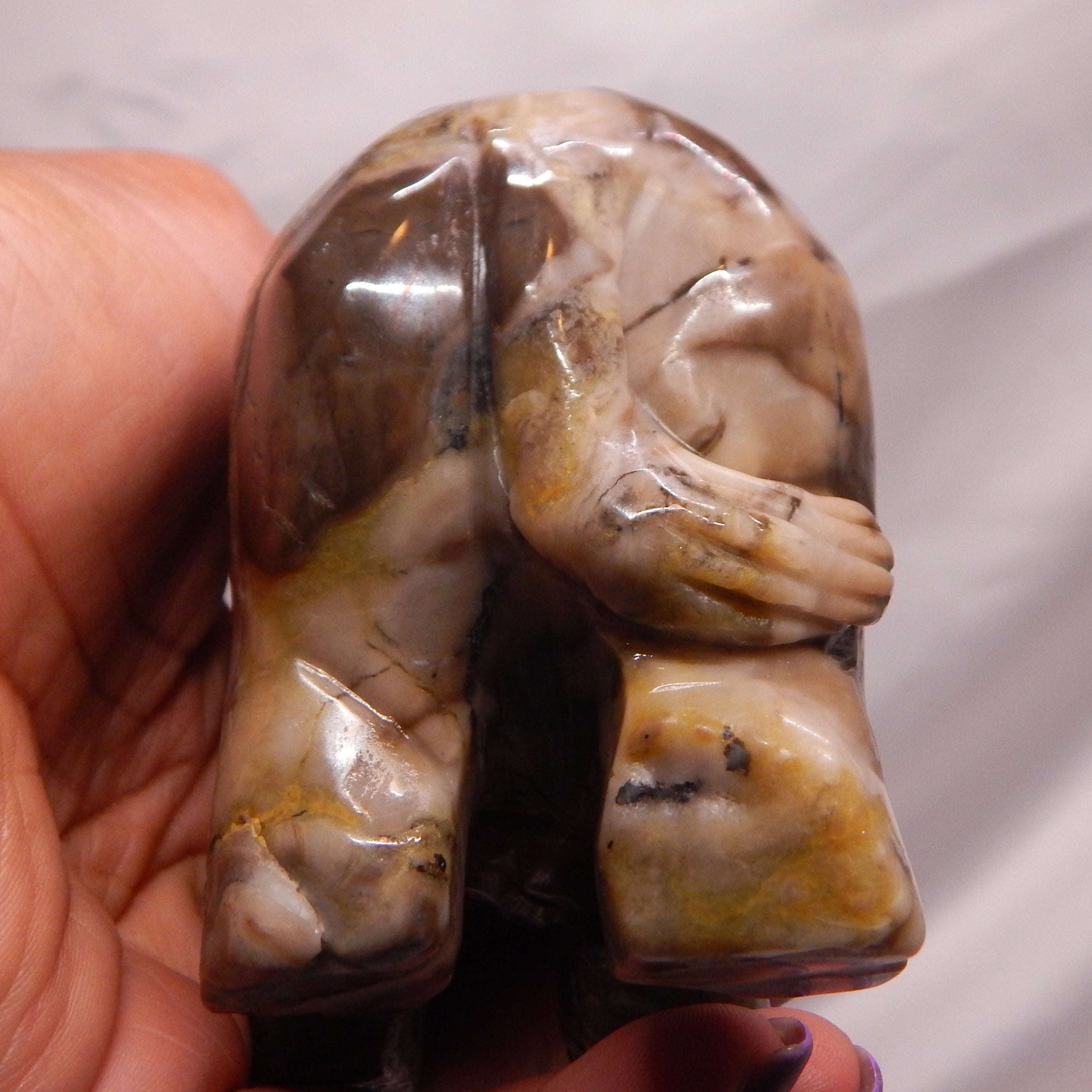 Volcano Agate Elephant