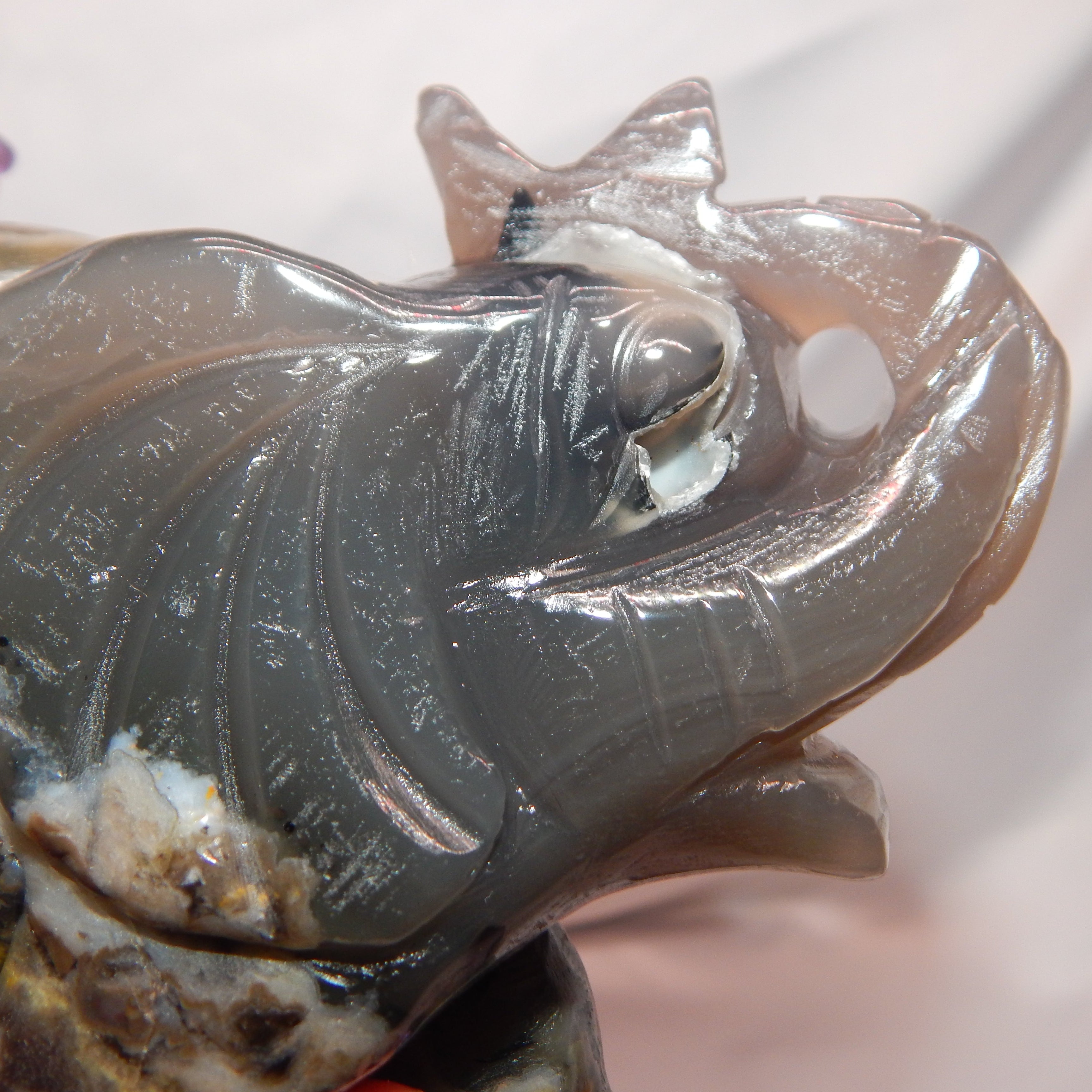 Volcano Agate Elephant