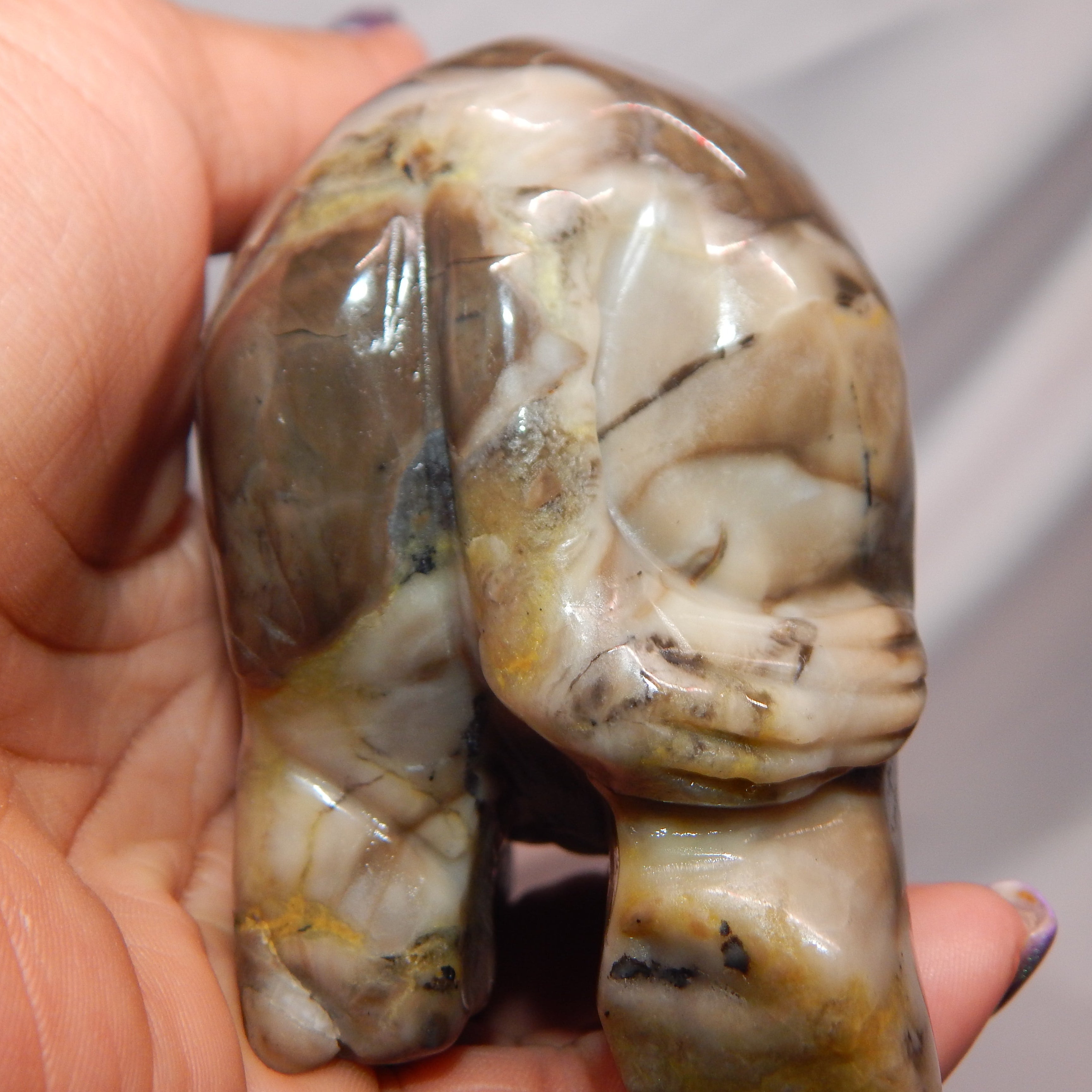 Volcano Agate Elephant