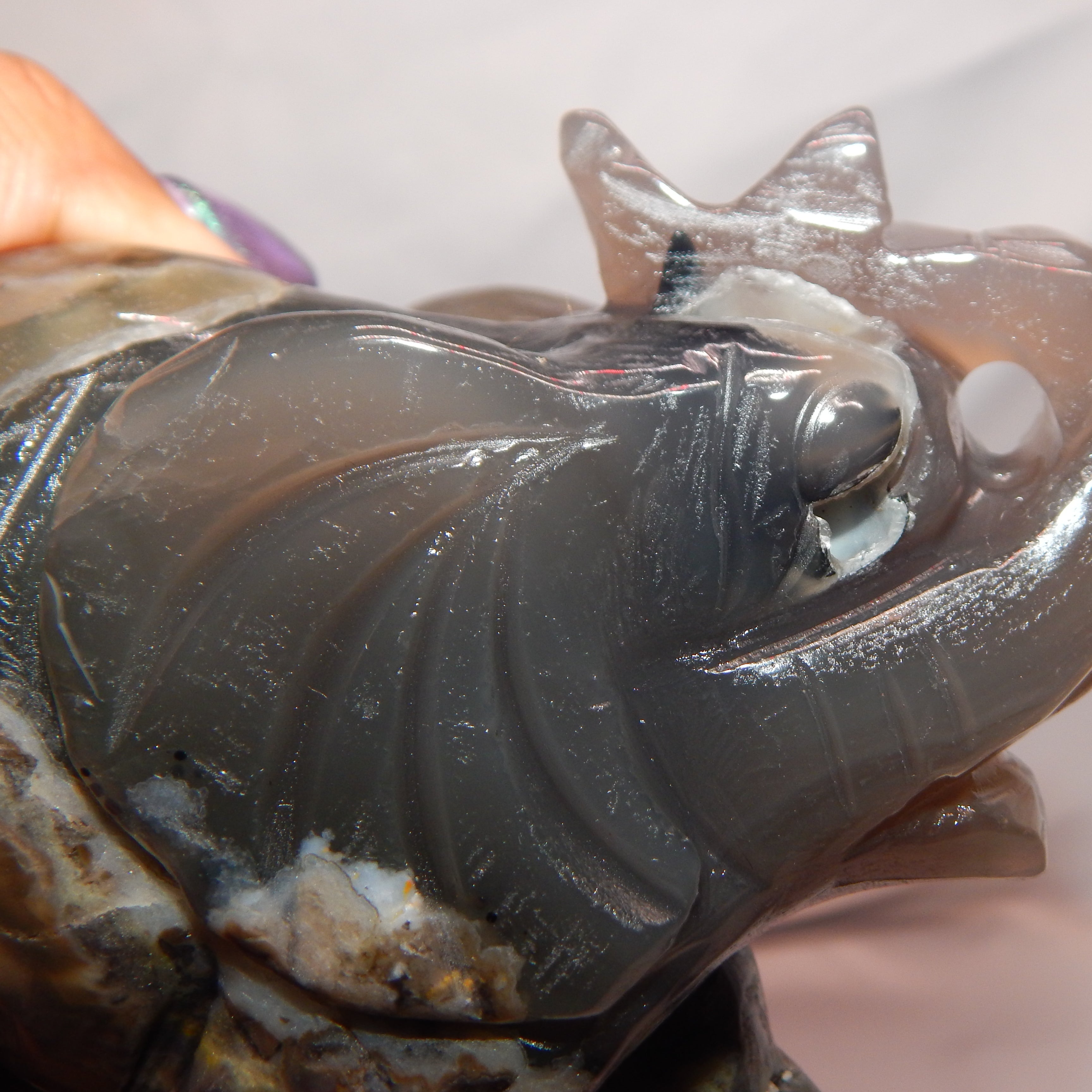 Volcano Agate Elephant
