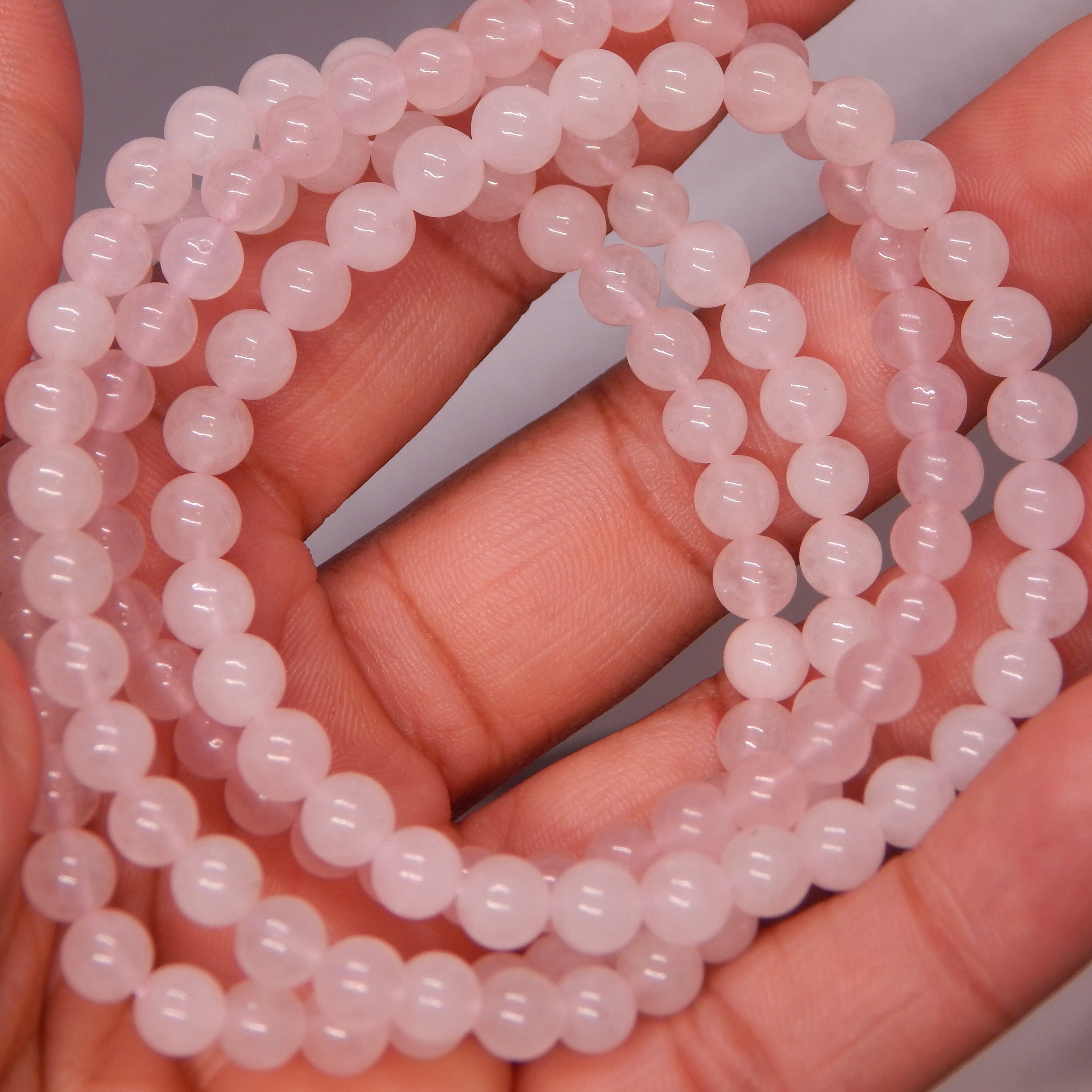 Rose Quartz Bracelet - 8mm