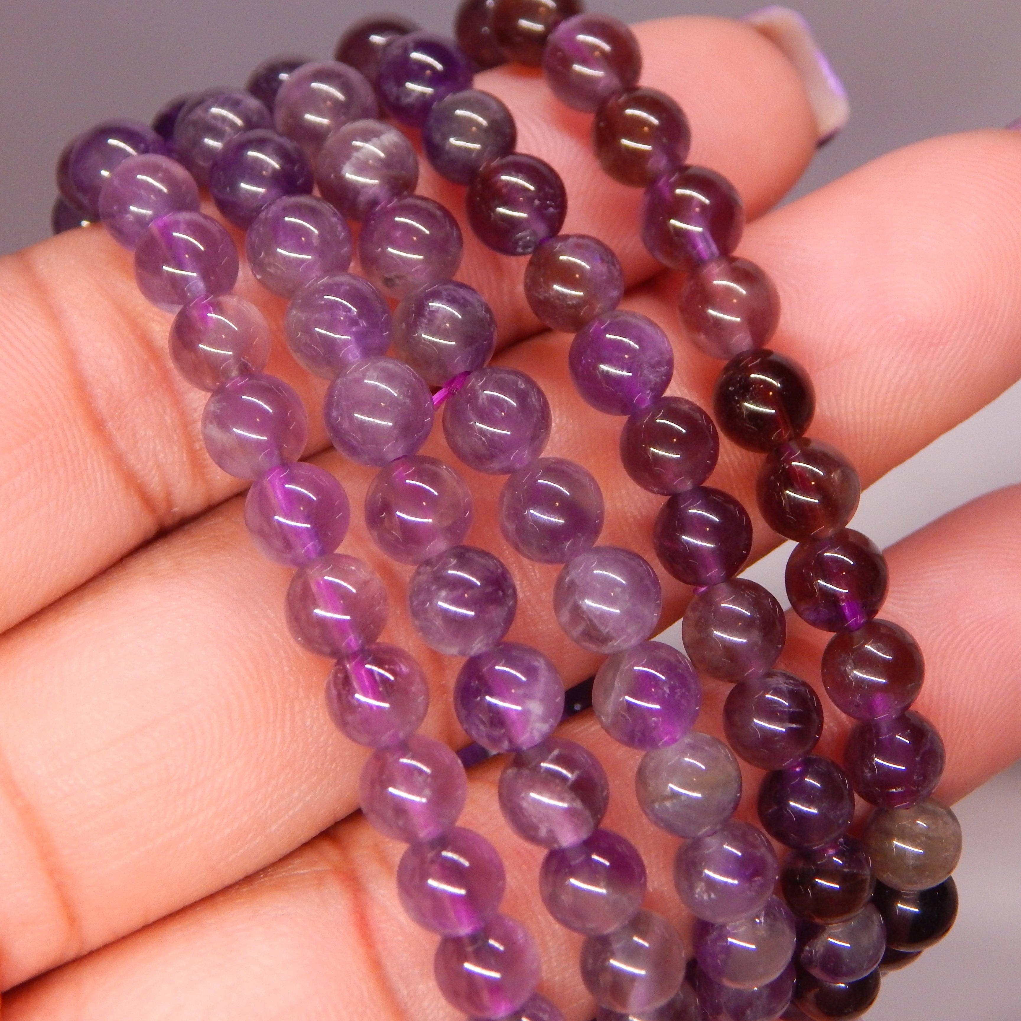 Amethyst Bracelet - (dark)