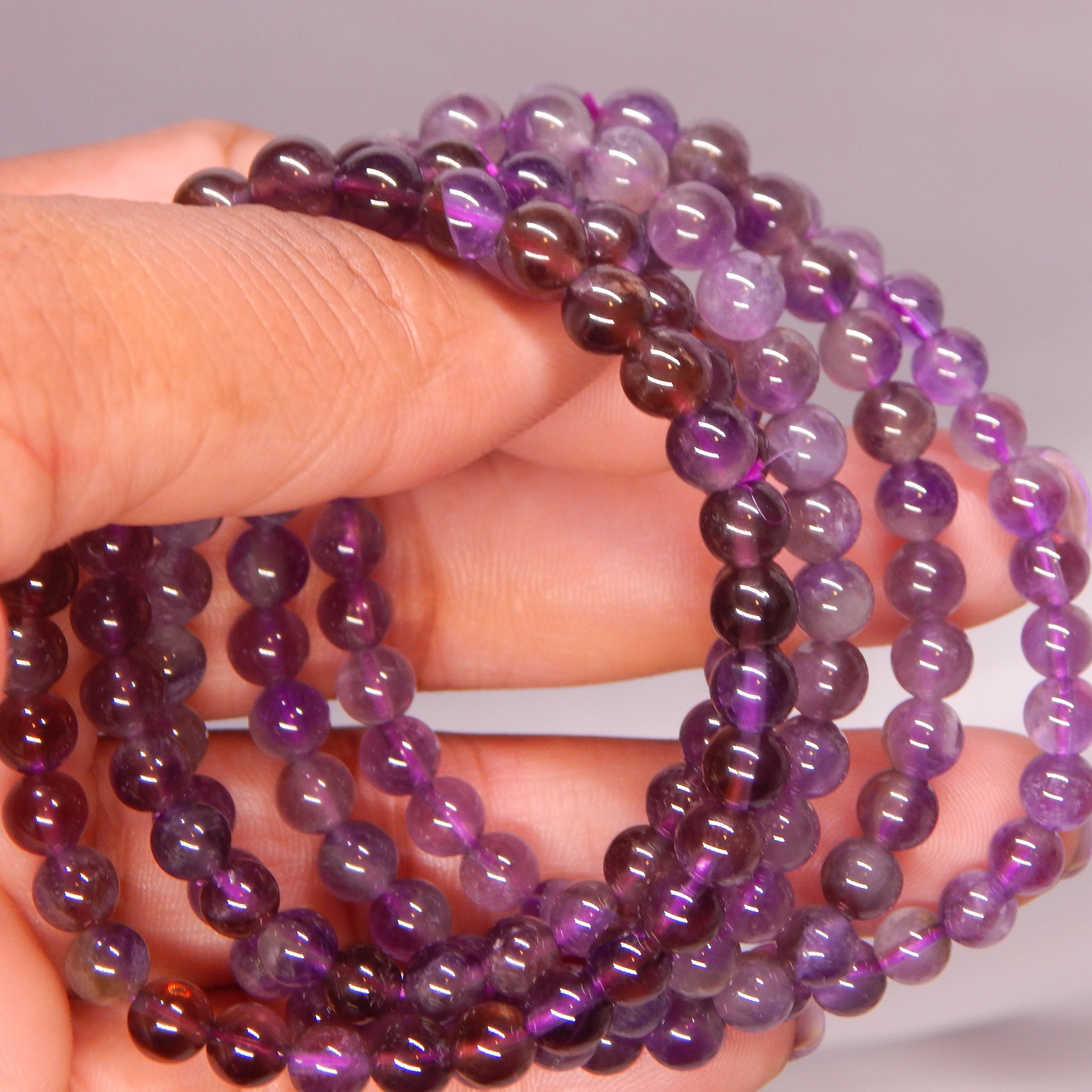 Amethyst Bracelet - (dark)