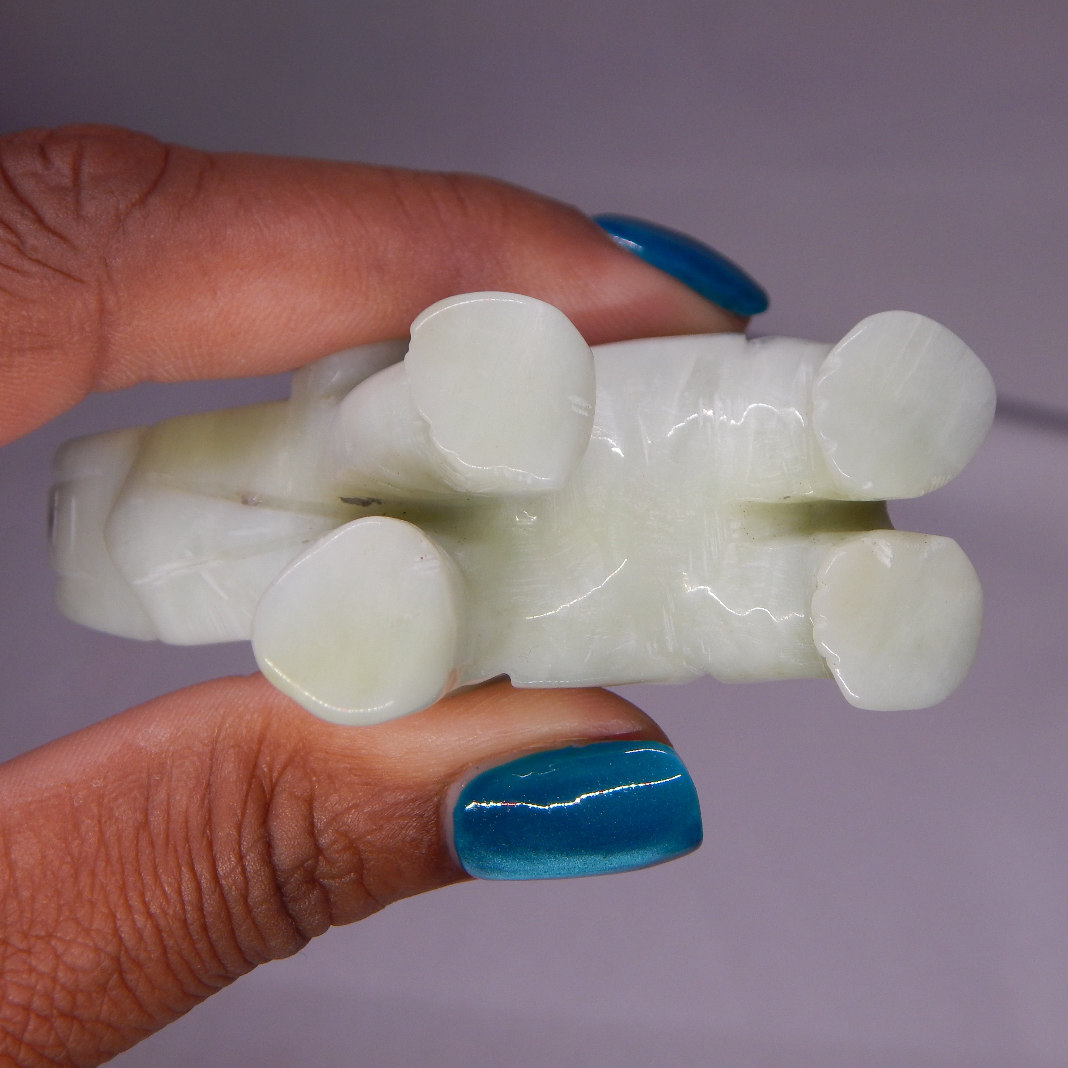 Light Green Jade Elephant