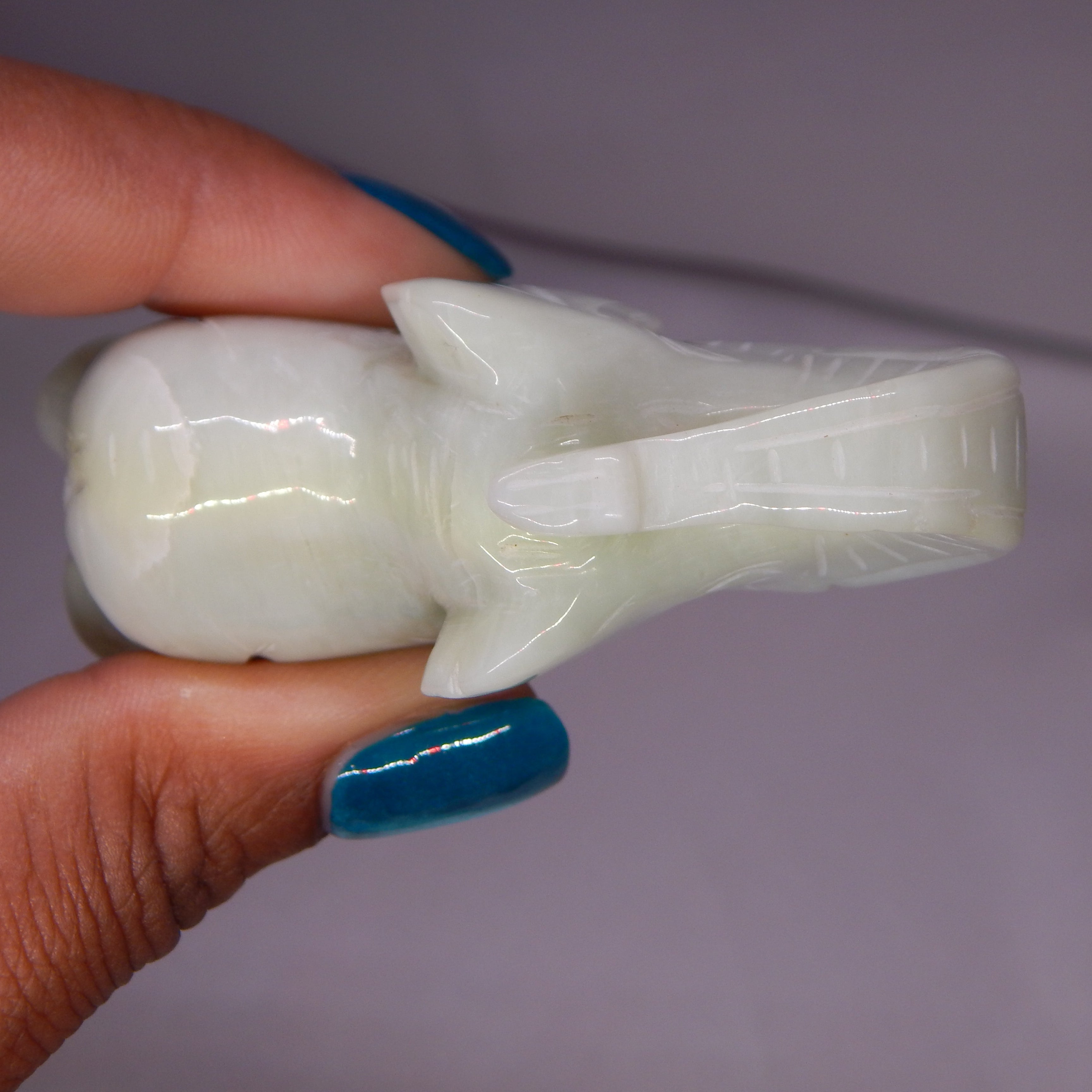 Light Green Jade Elephant