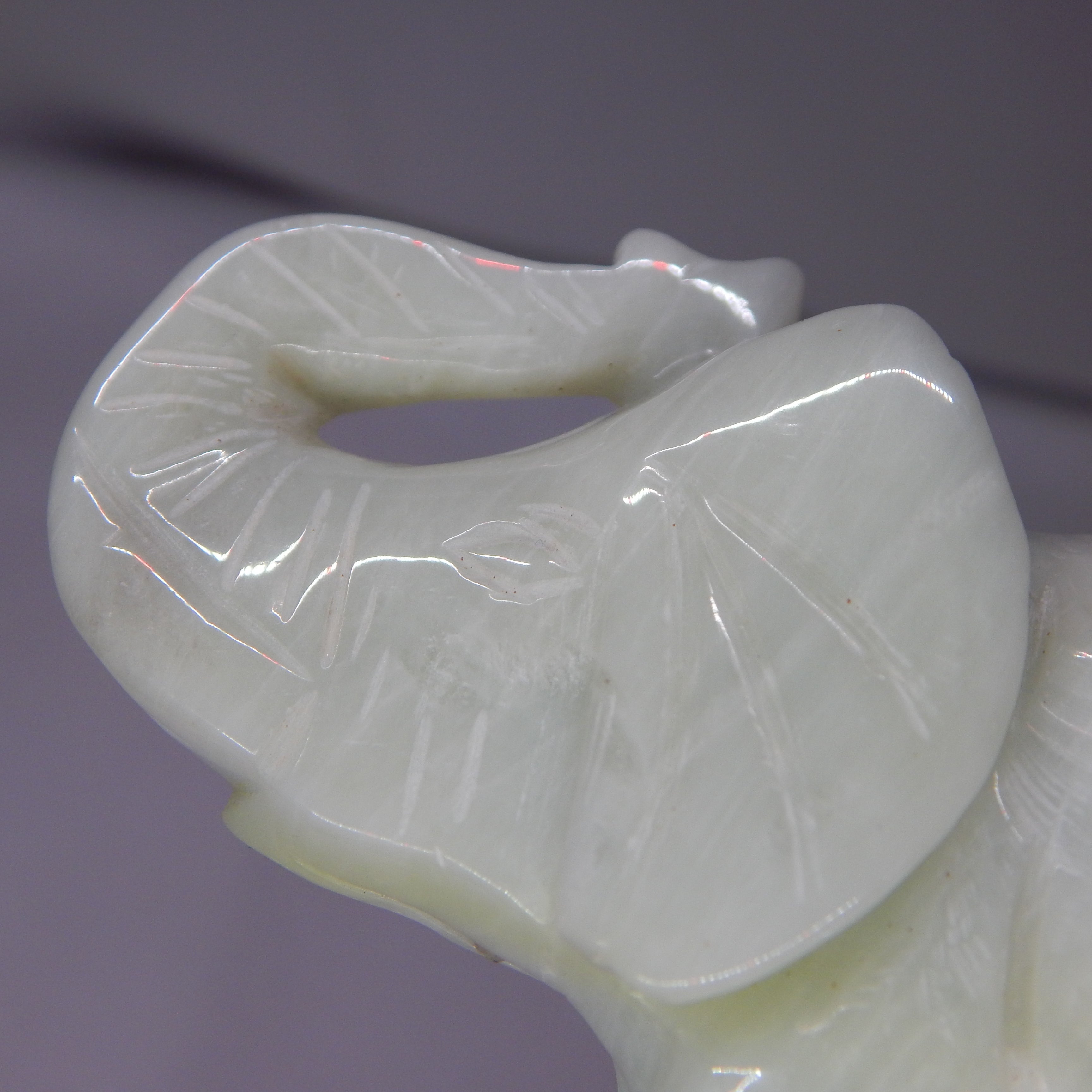 Light Green Jade Elephant