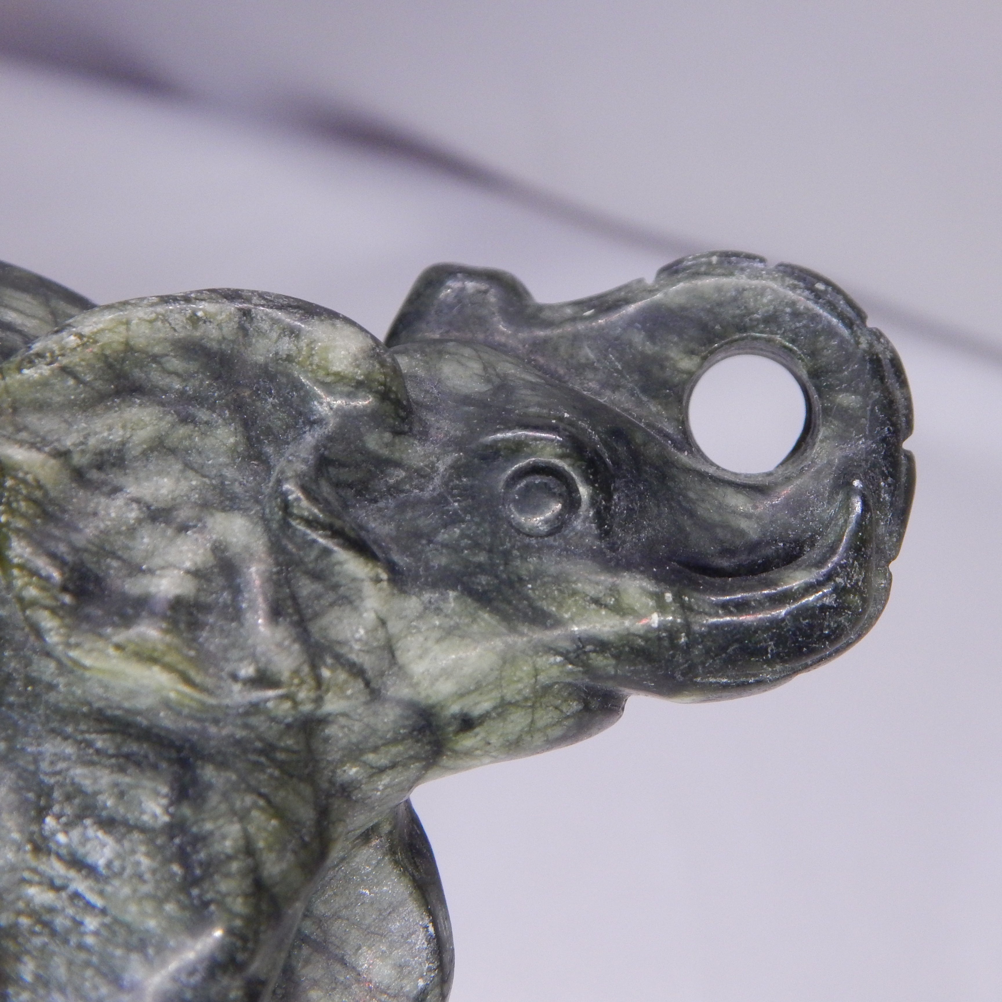 Natural Jade Elephant