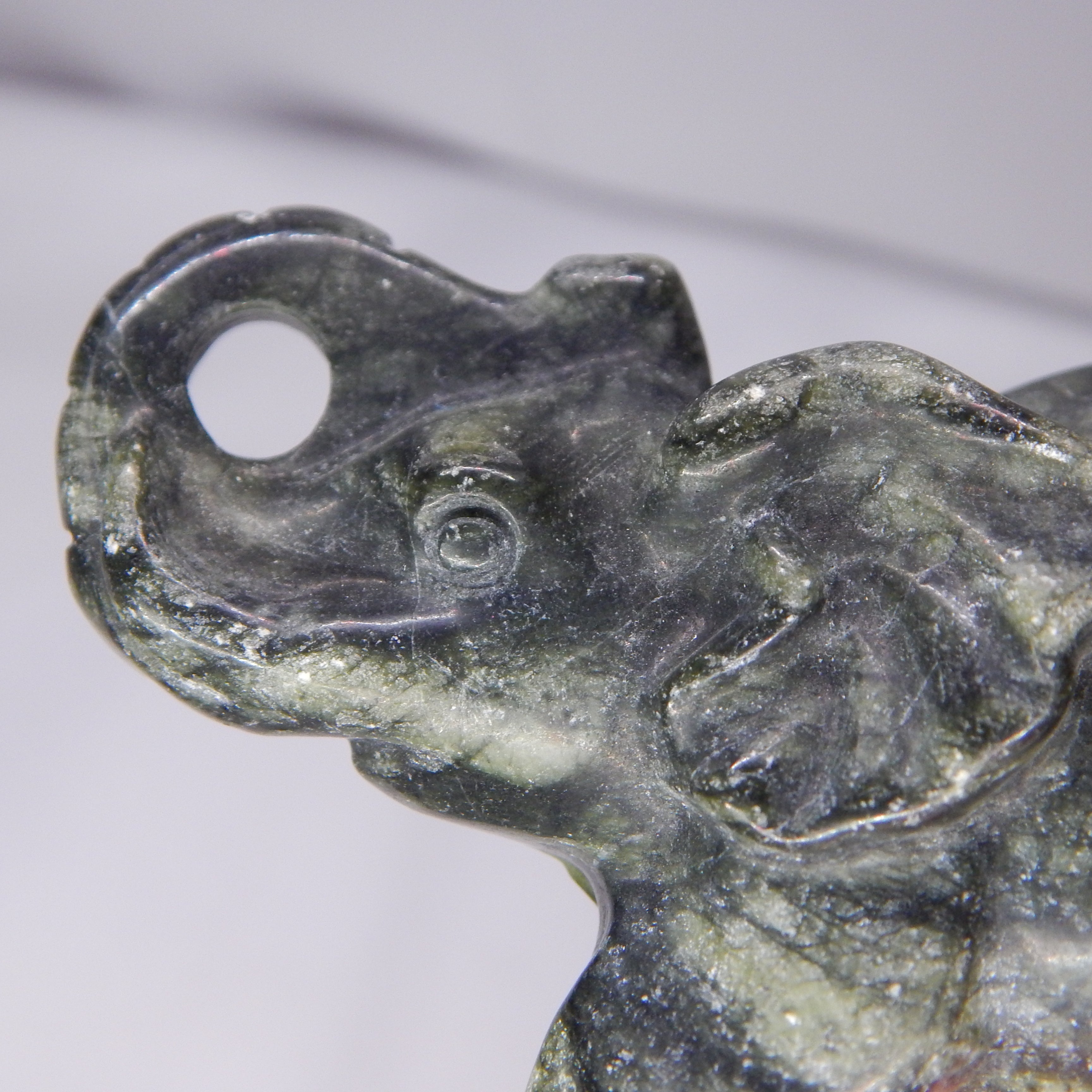 Natural Jade Elephant