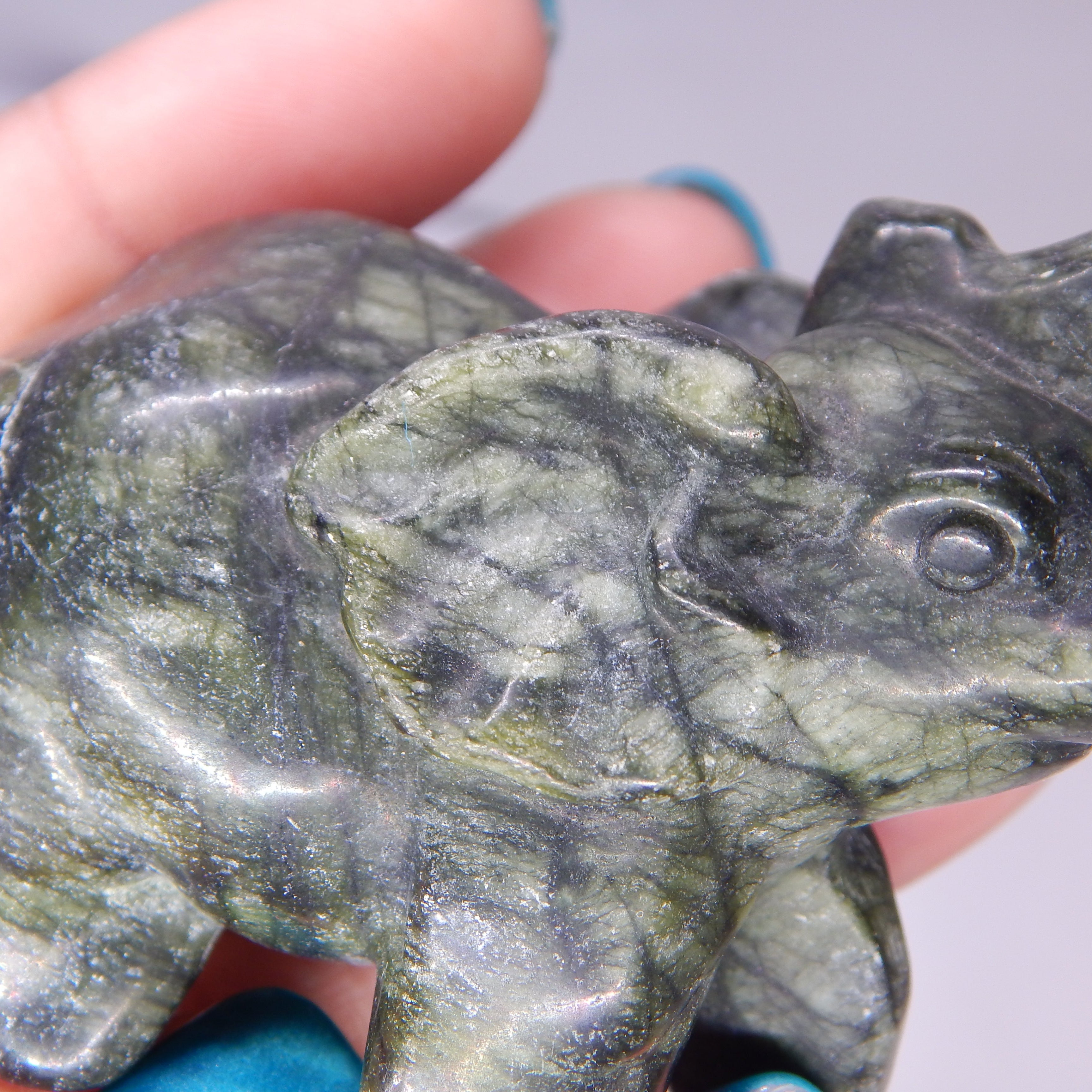 Natural Jade Elephant