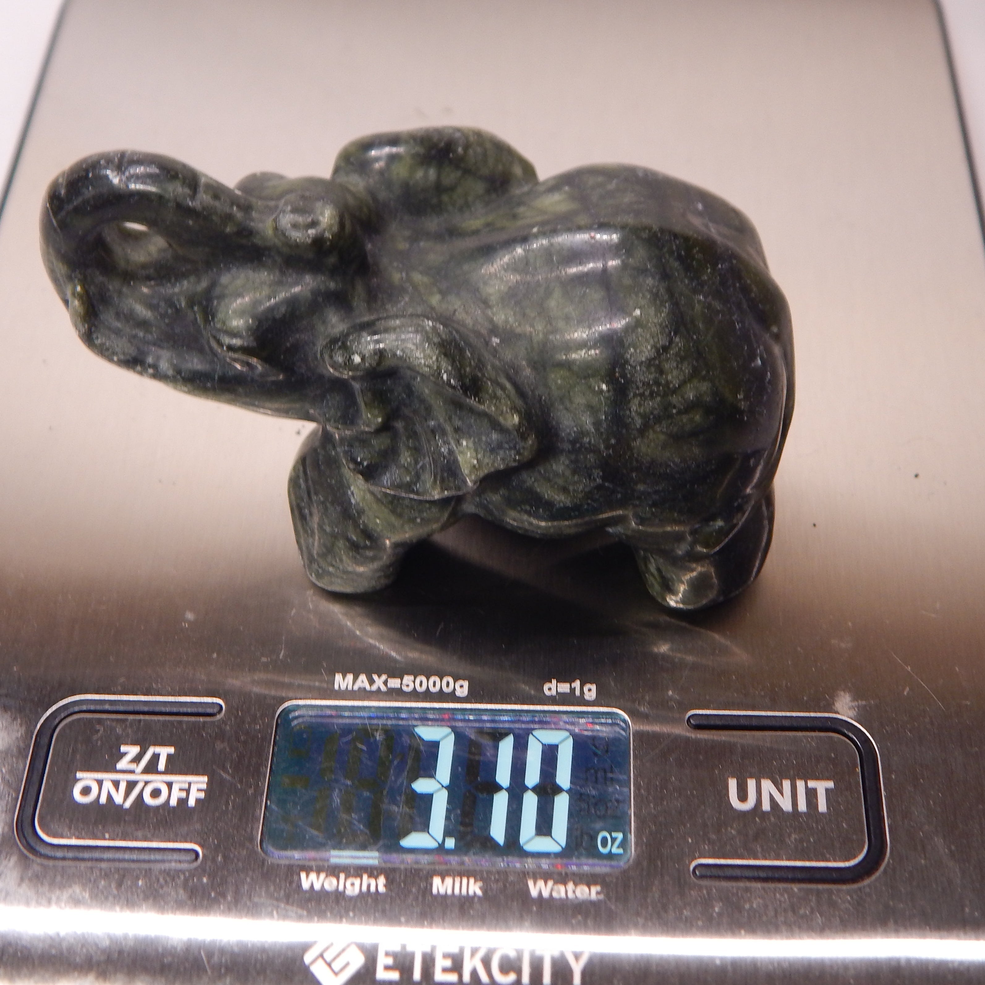 Natural Jade Elephant