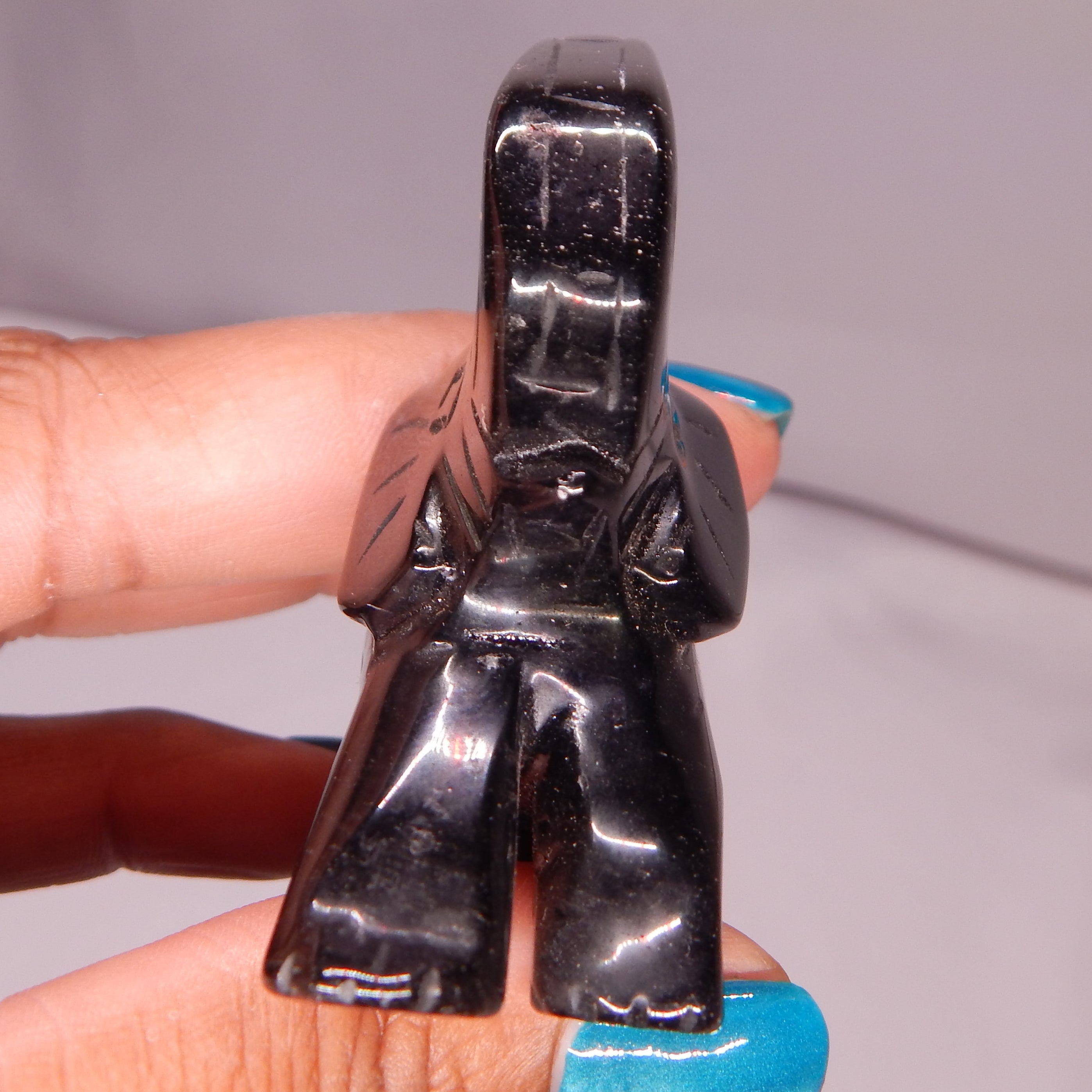 Black Obsidian Elephant