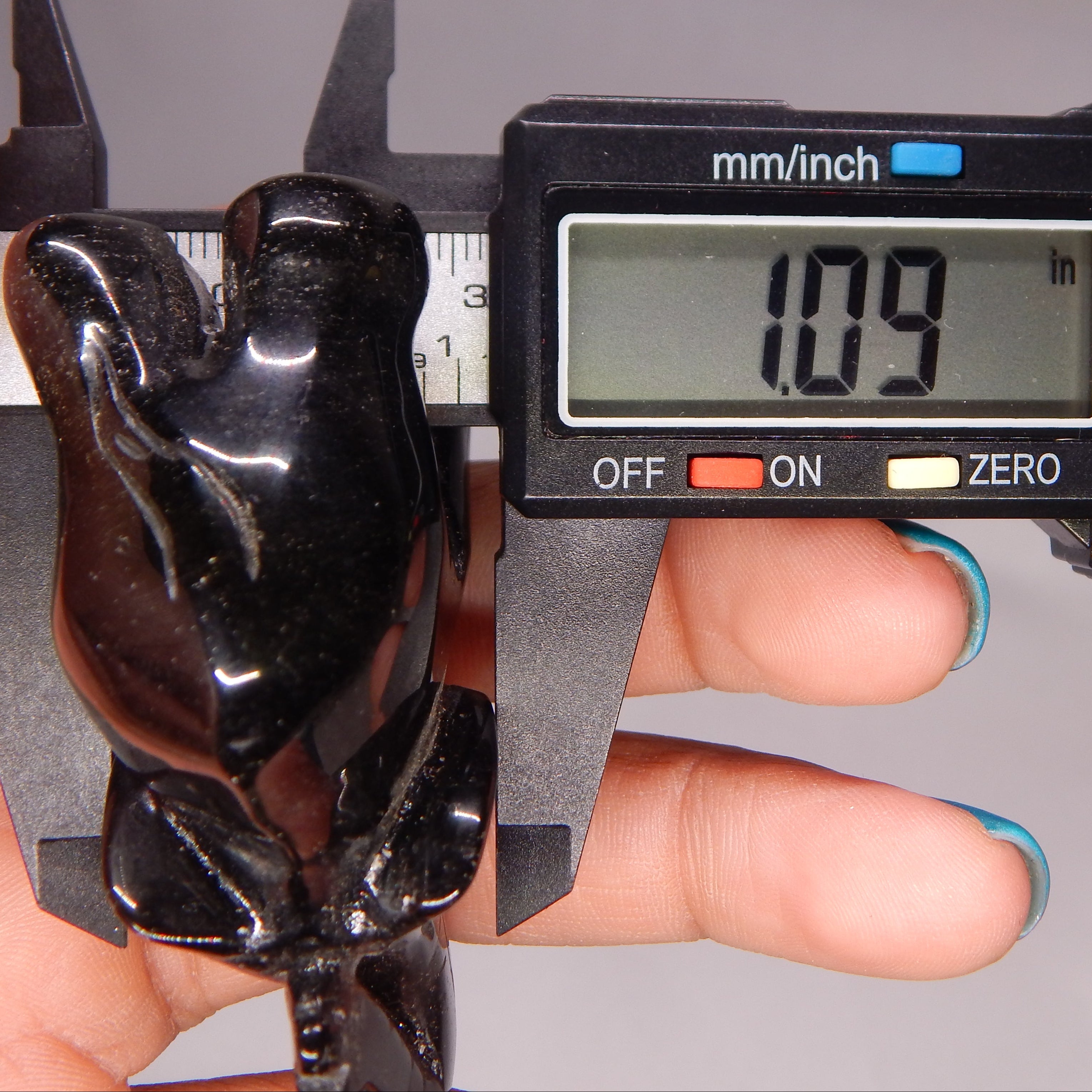 Black Obsidian Elephant