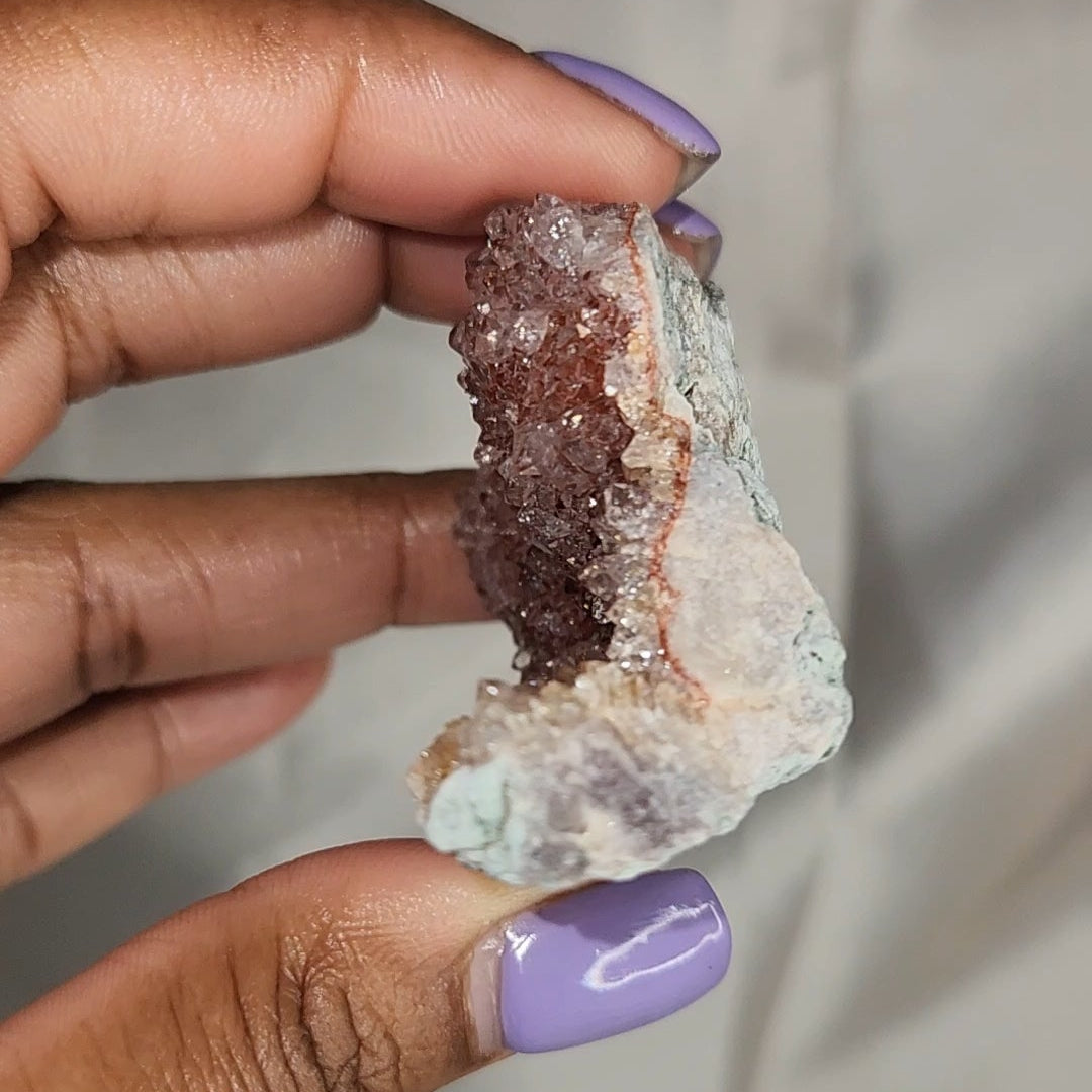 Pink Amethyst Cluster - PAC1 *RARE*