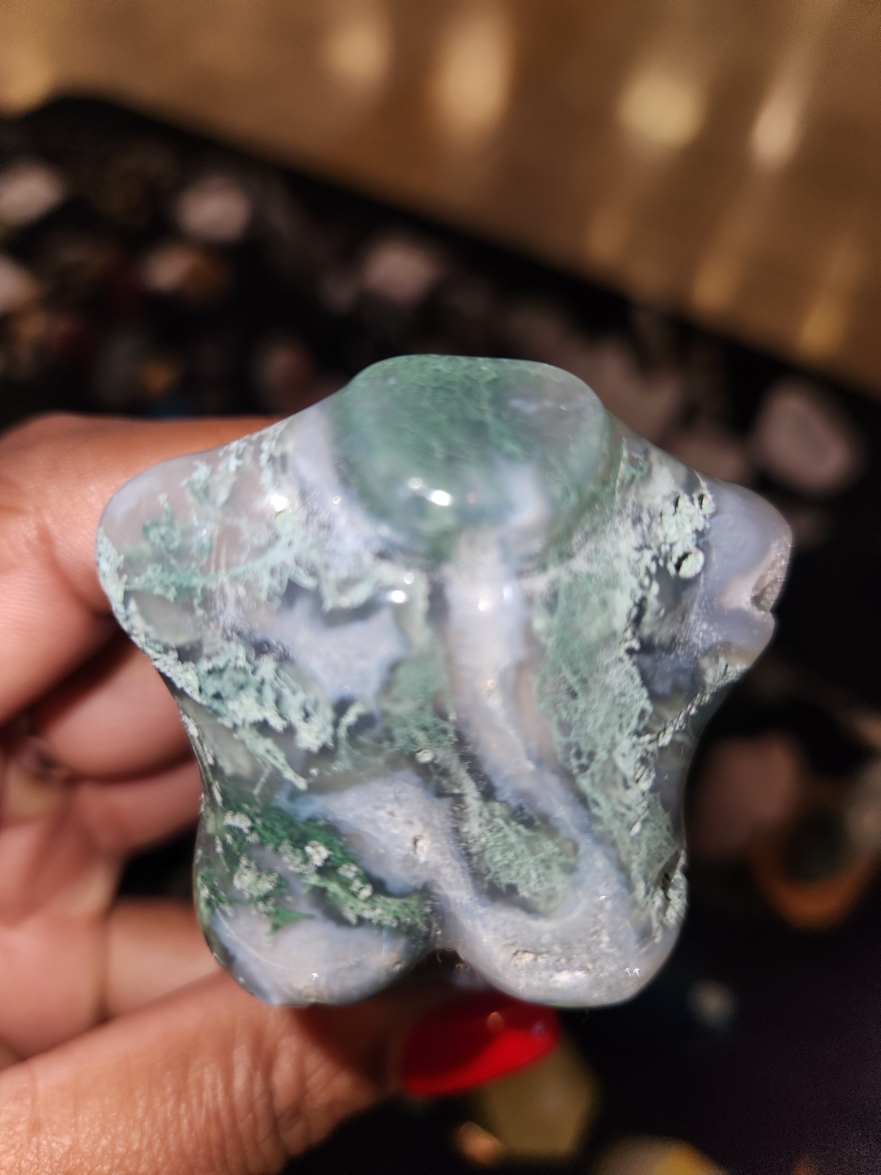Moss Agate - Male & Female Pair